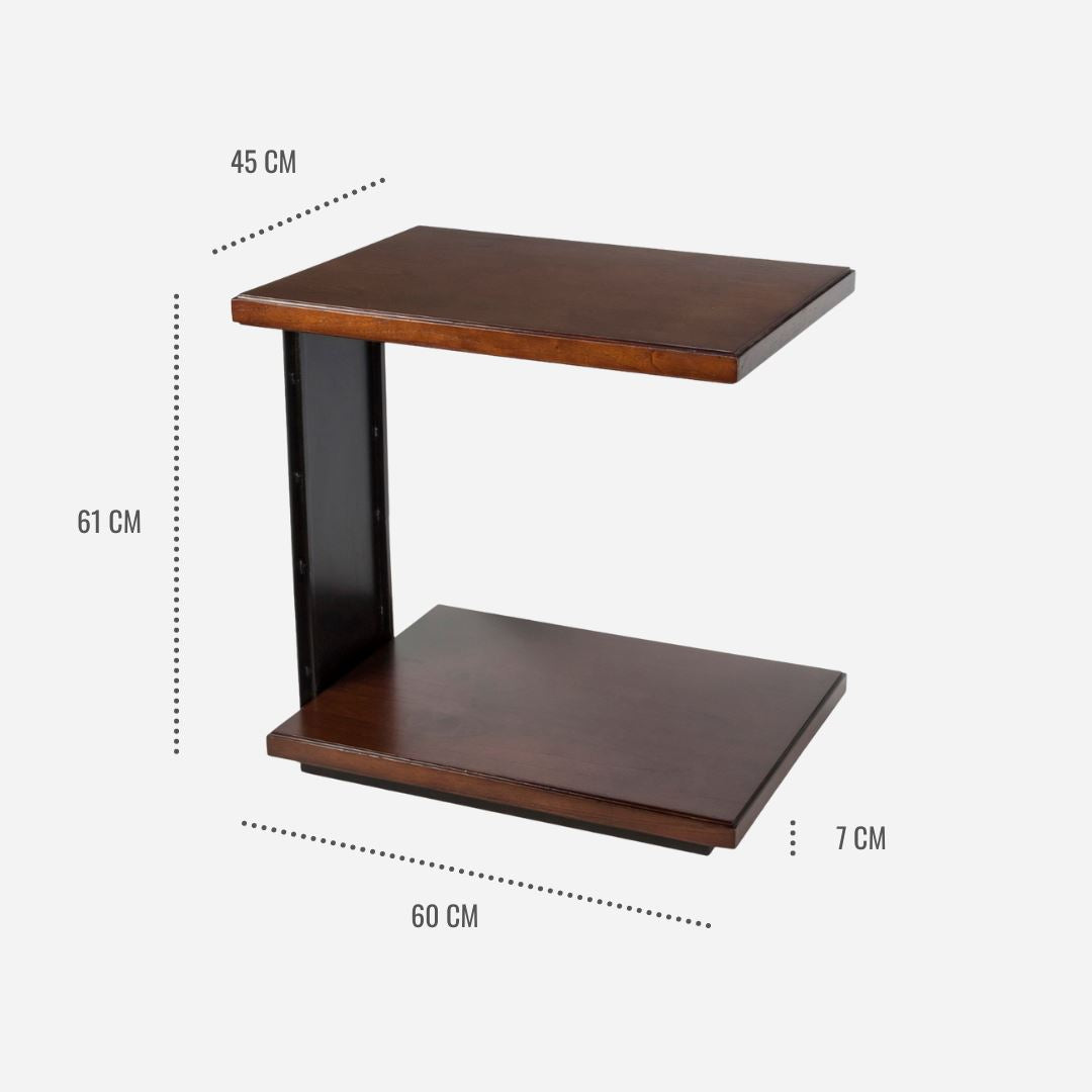 Ballerine Slide Table - Side Table Coffee - Larkwood Furniture
