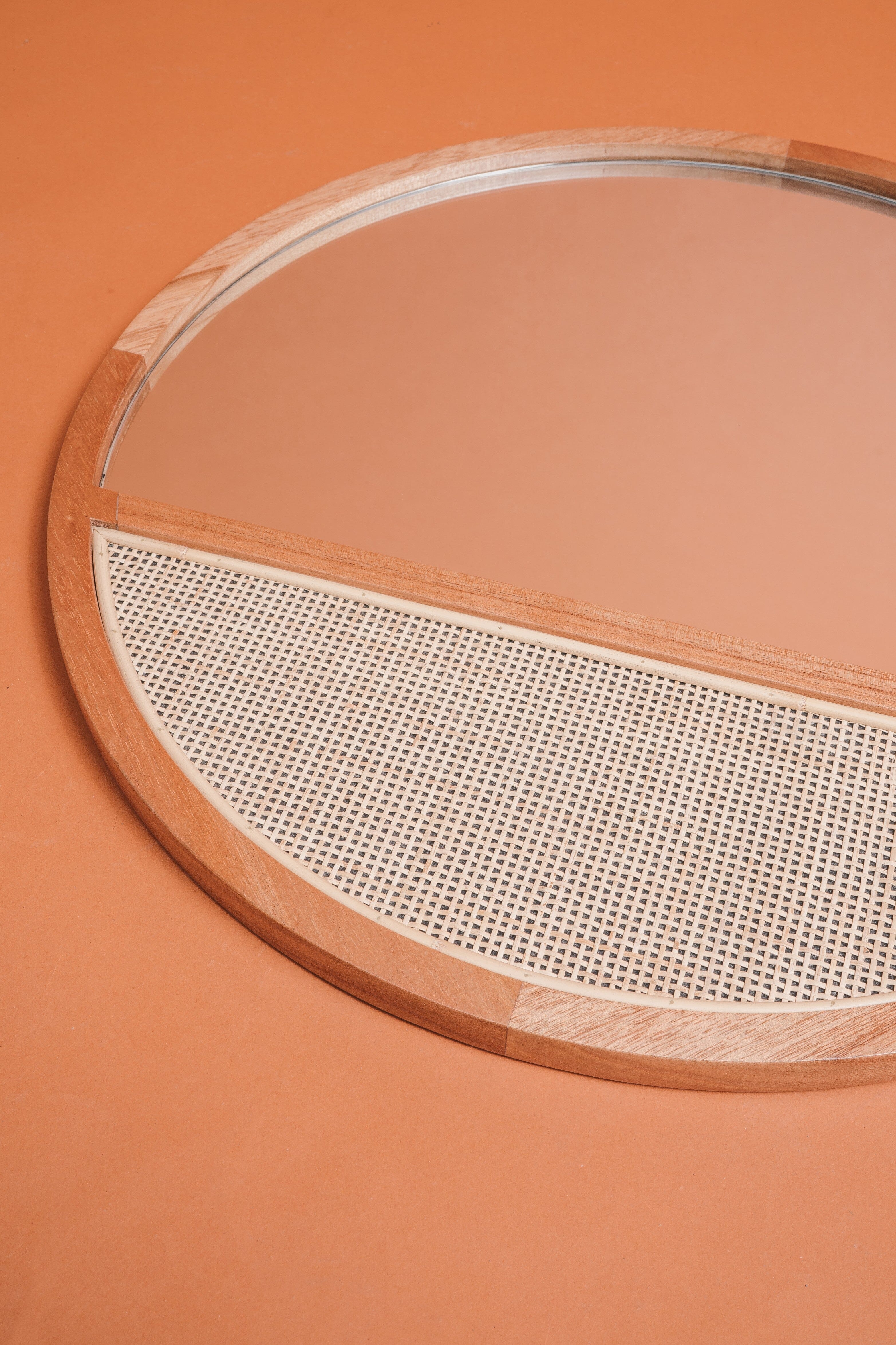 Bobbi Wall Mirror - Rattan Furniture - Larkwood Furniture