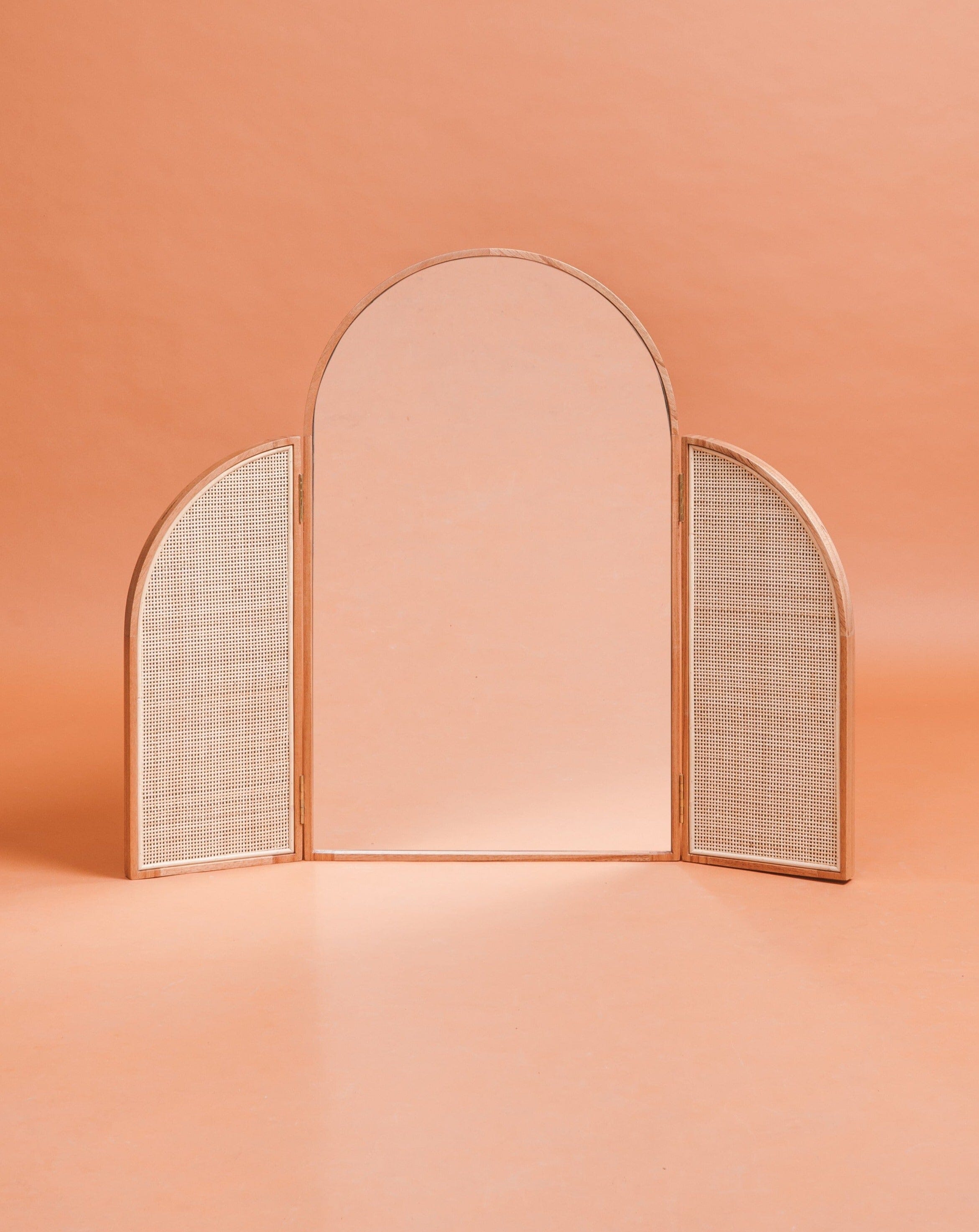 Bobette Dressing Table Mirror - Wooden Mirror- Larkwood Furniture