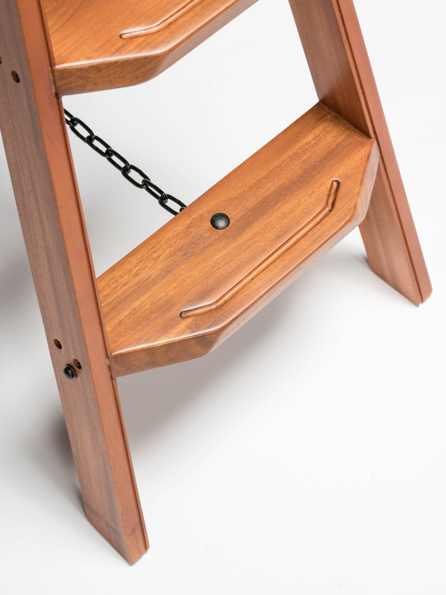 Bravo Step Ladder - Stool - Wooden Step Ladder - Ladder Chair Teak - Larkwood Furniture