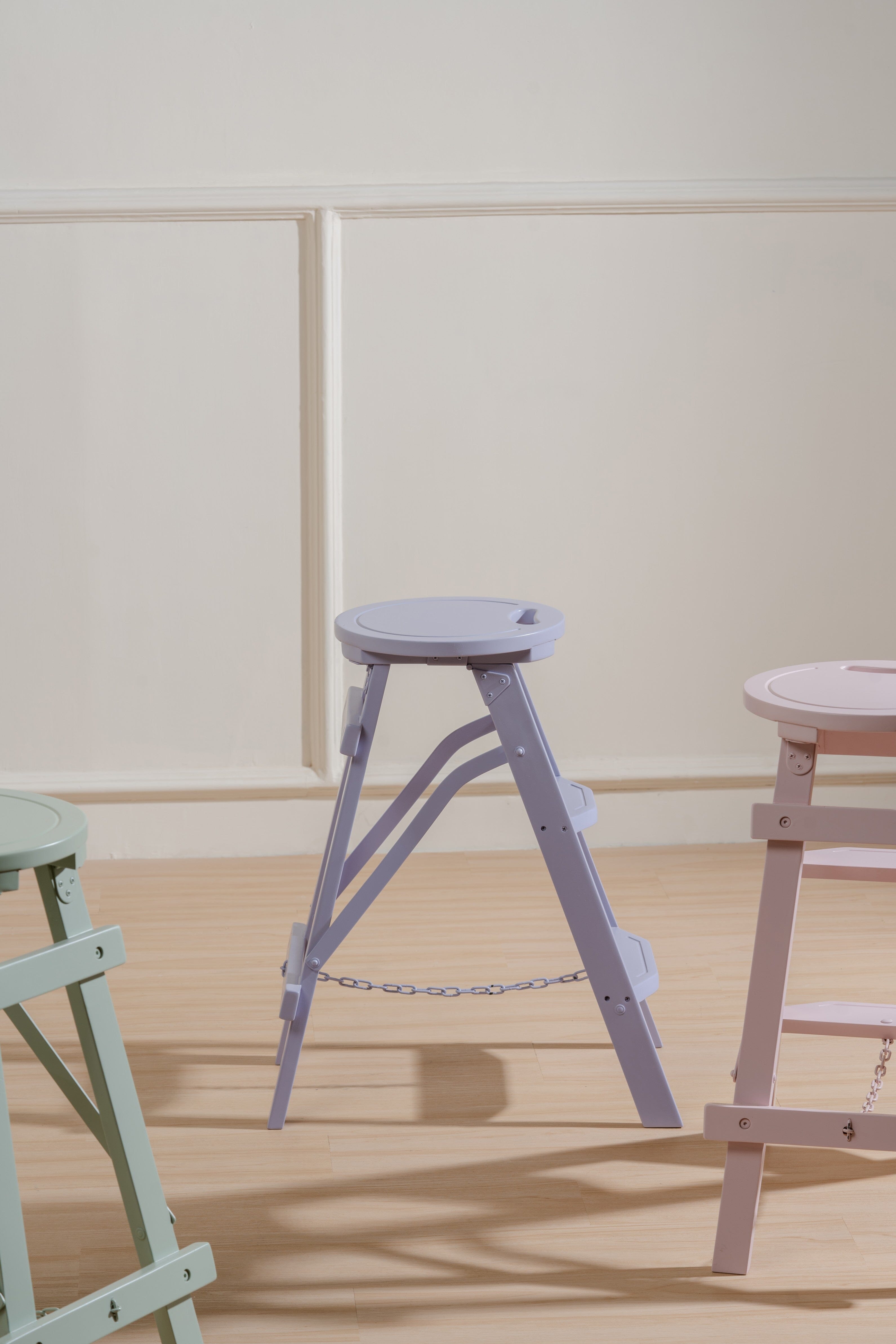 Bravo Step Ladder - Step Ladder Wooden Mahogany - Larkwood Furniture