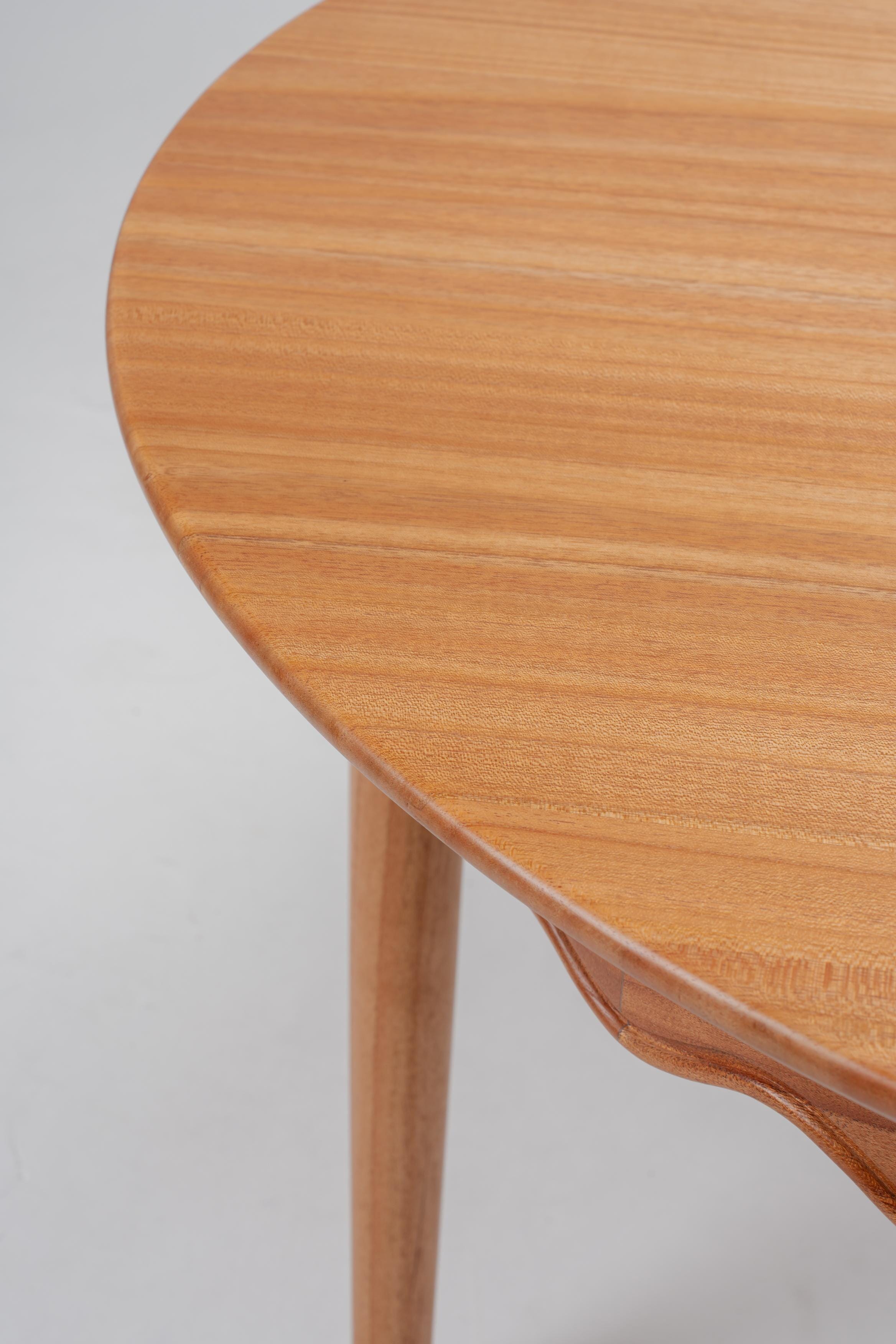 dining table 4 seater, dark mahogany wood