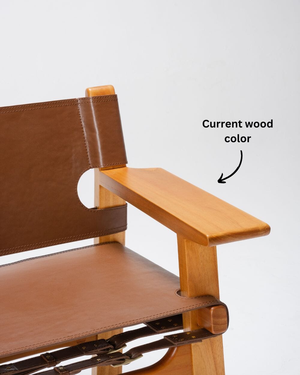 Castille Relaxing Armchair - solid wood chairs - Larkwood Furniture