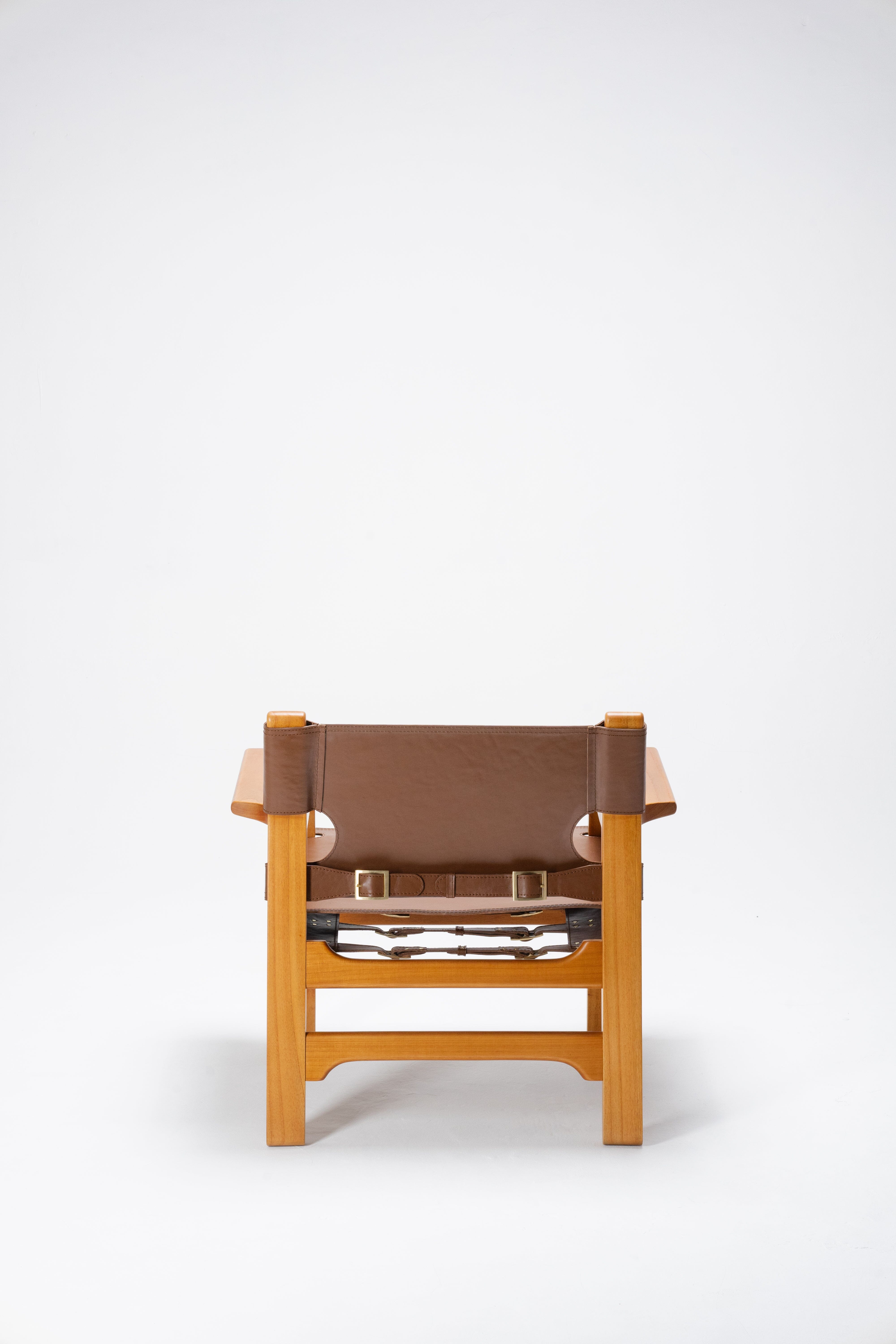 Castille Relaxing Armchair - brown leather armchair - Larkwood Furniture