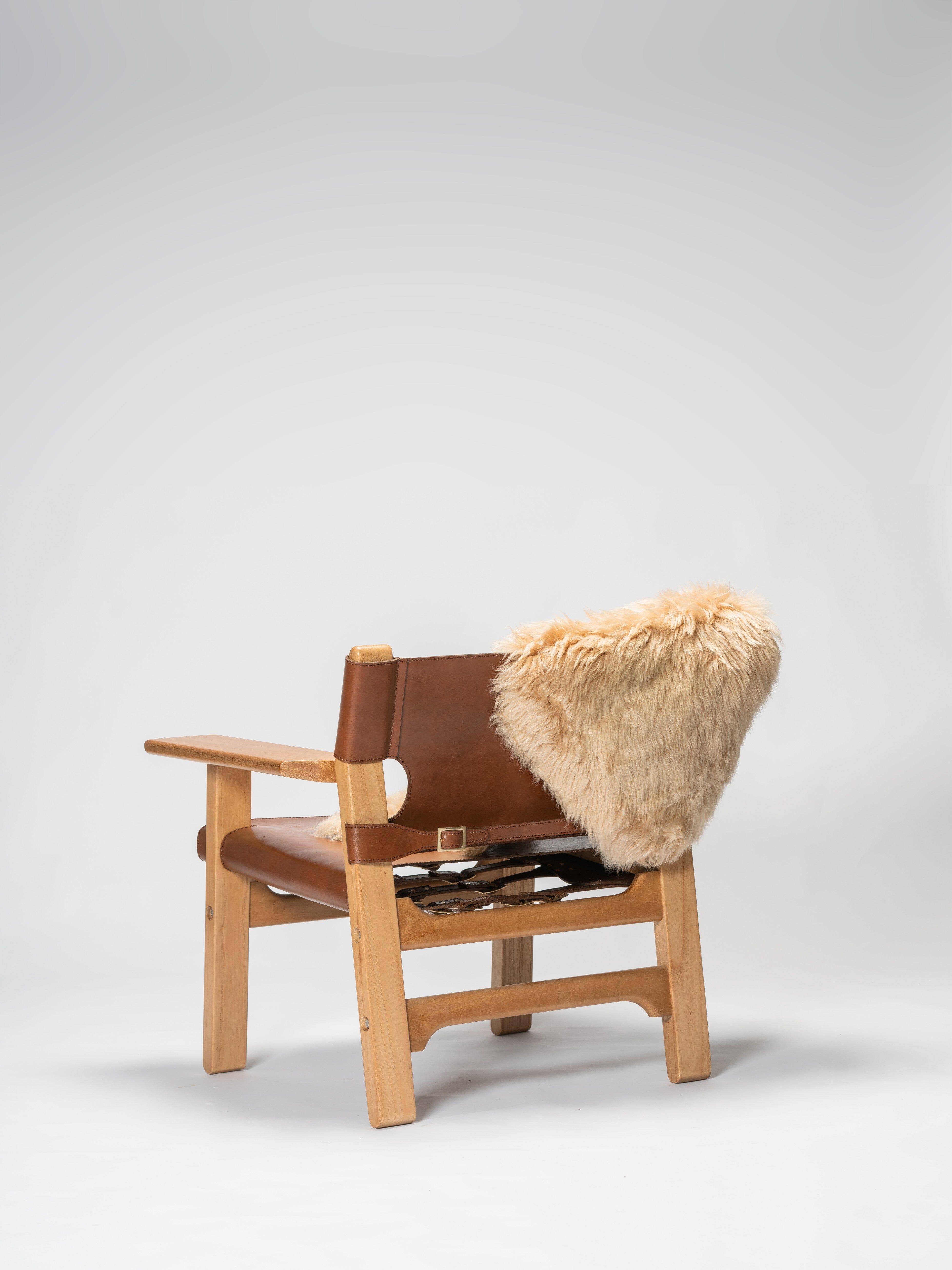 Castille Relaxing Armchair - brown leather online australia - Larkwood Furniture
