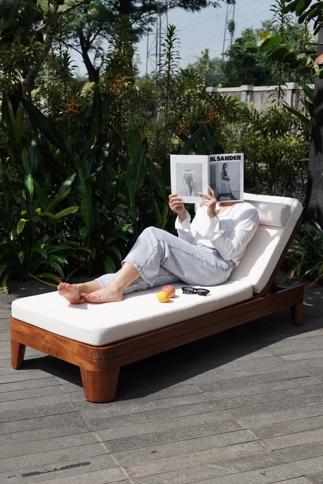 Catania Sun Lounge - Teak Furniture - Larkwood Furniture