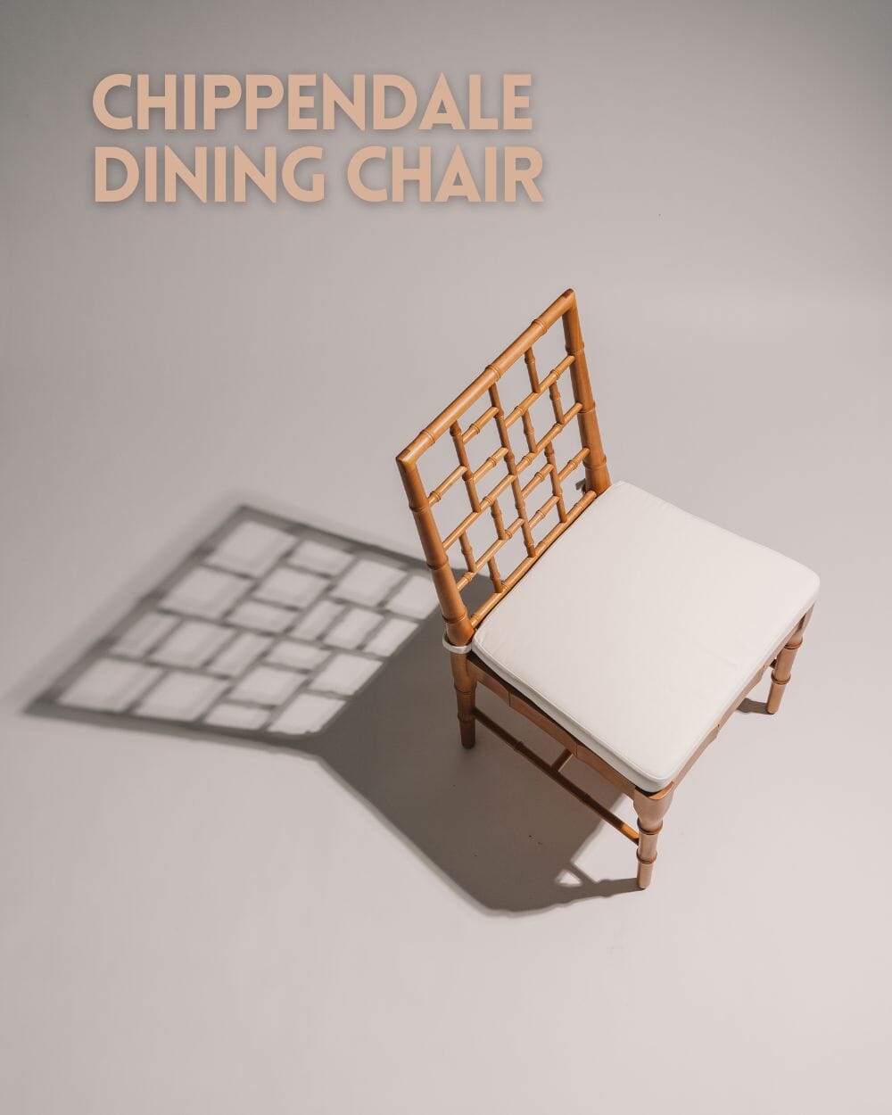 Chinese Chippendale Dining Chair - dining chair cushion - Larkwood Furniture