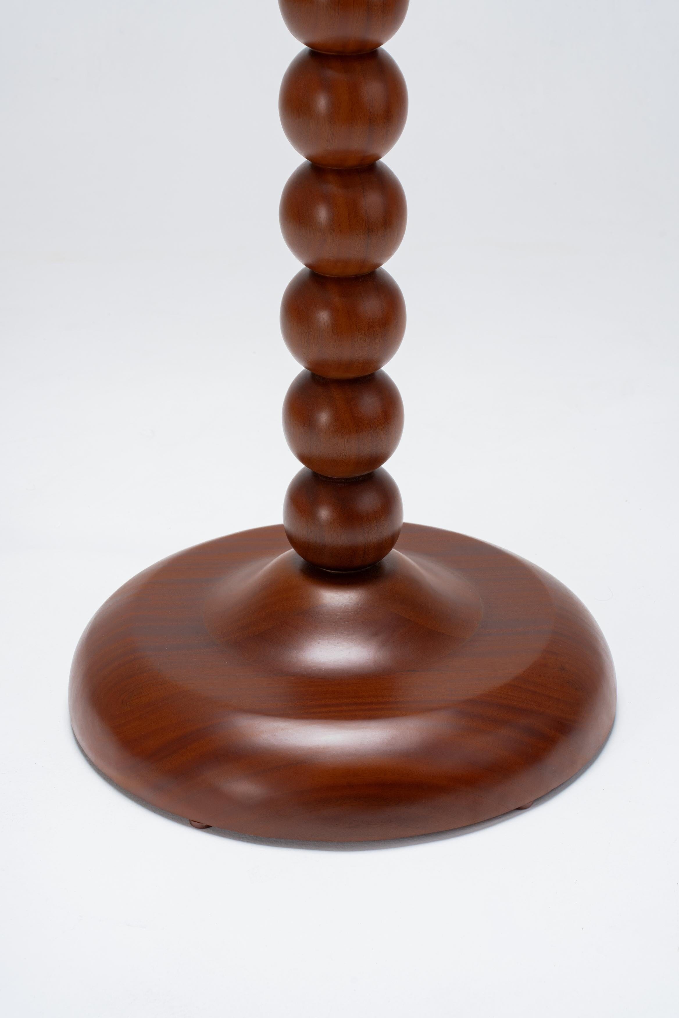 wooden base living room floor lamp