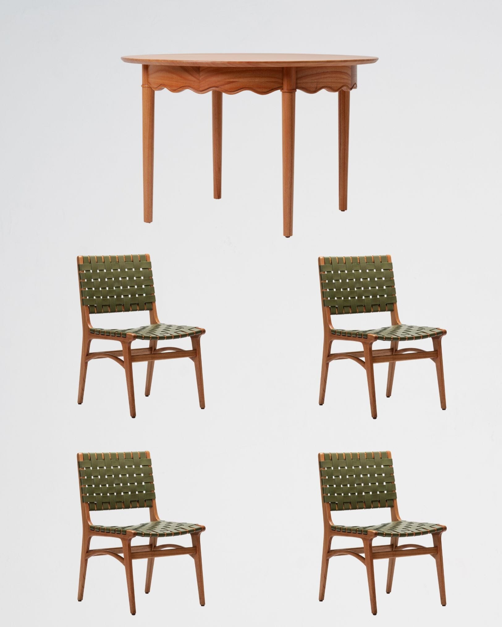 dining table and chair furniture set, four seater