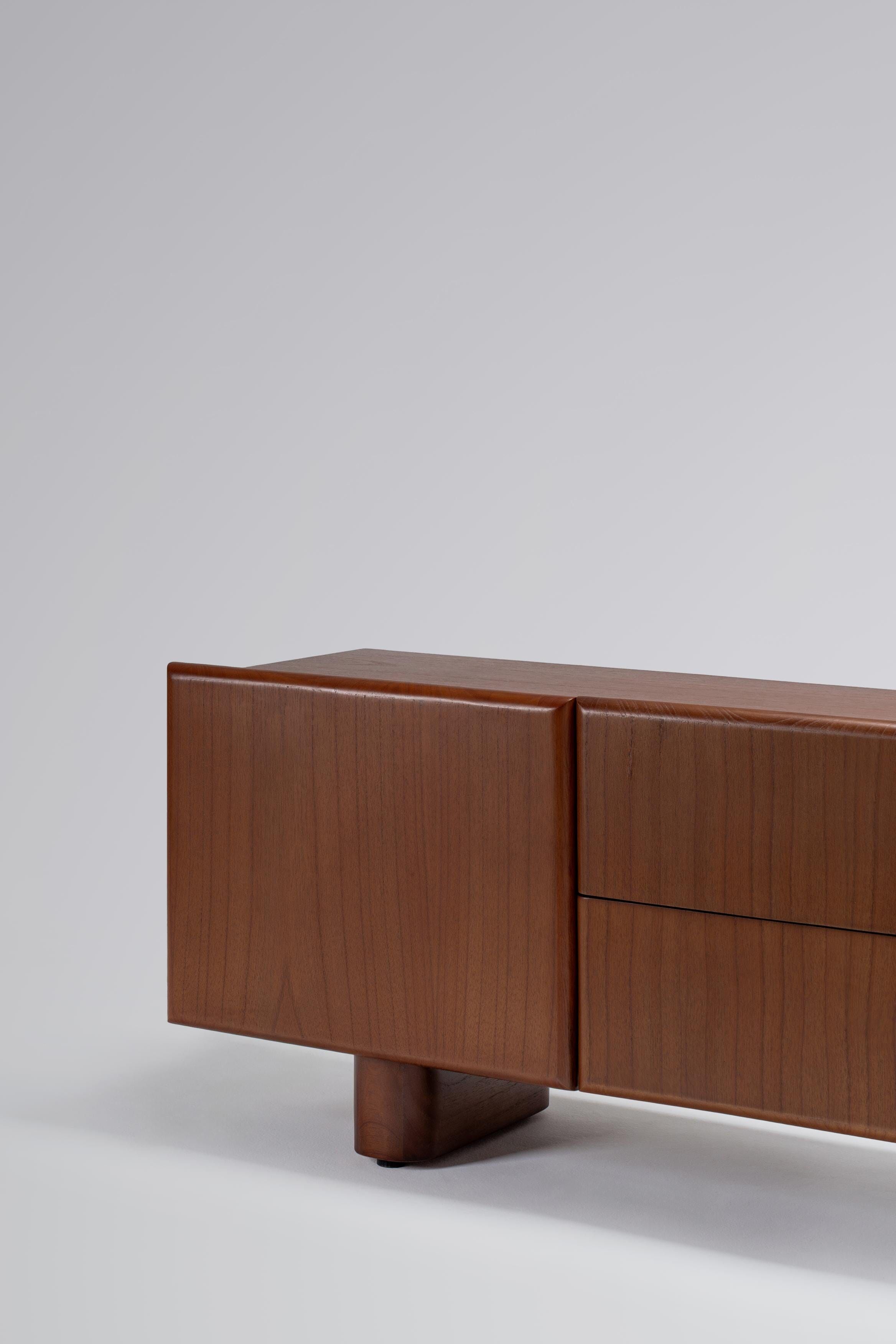 solid timber entertainment unit