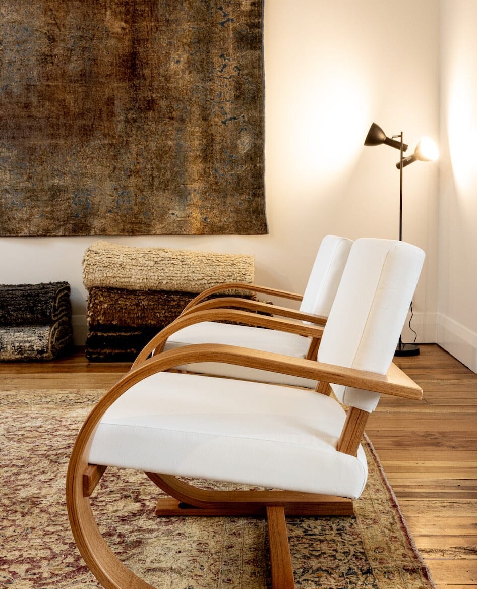 French Modernist Armchair - arm chairs australia - Larkwood Furniture
