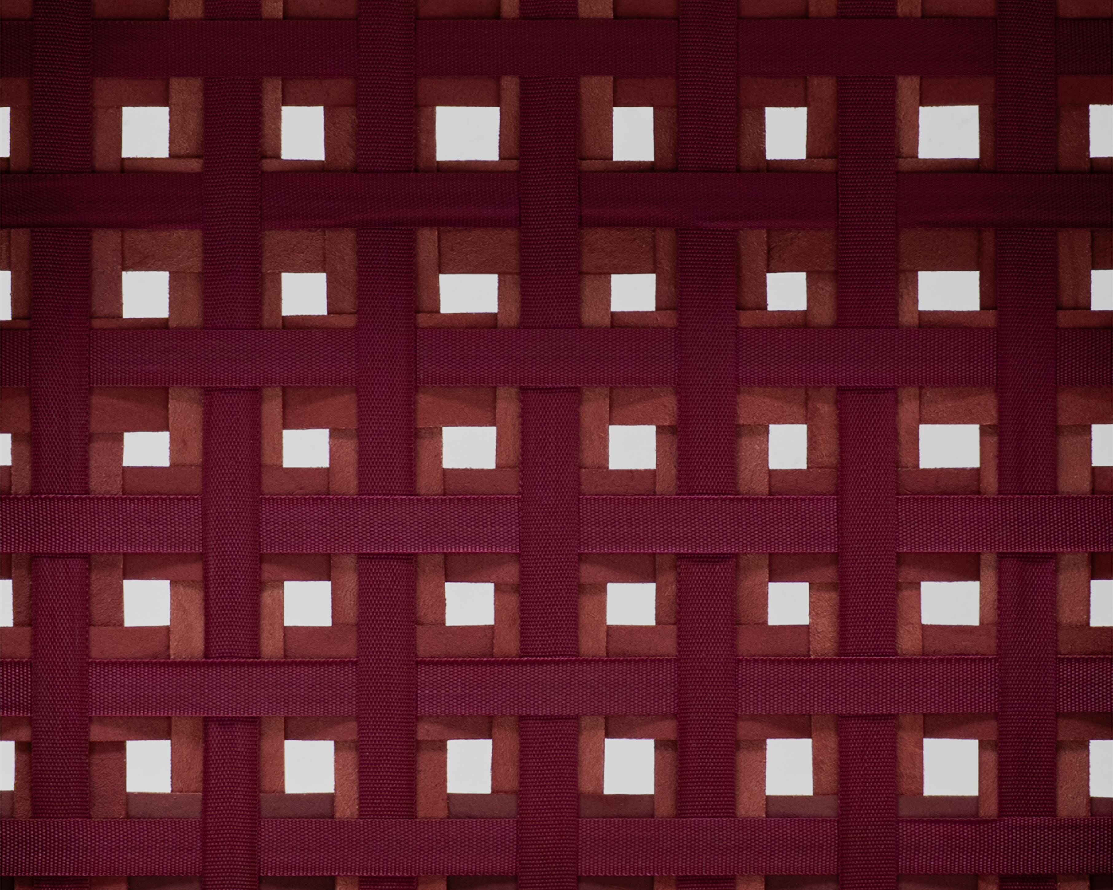 Full-Grain Leather Woven | Bench