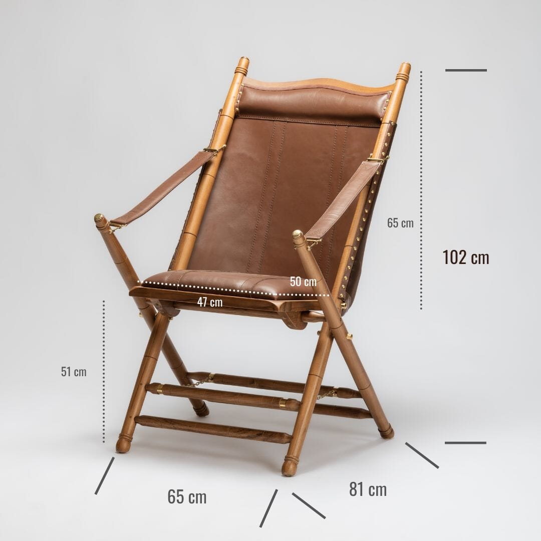 Hunter Safari - leather chairs - Larkwood Furniture