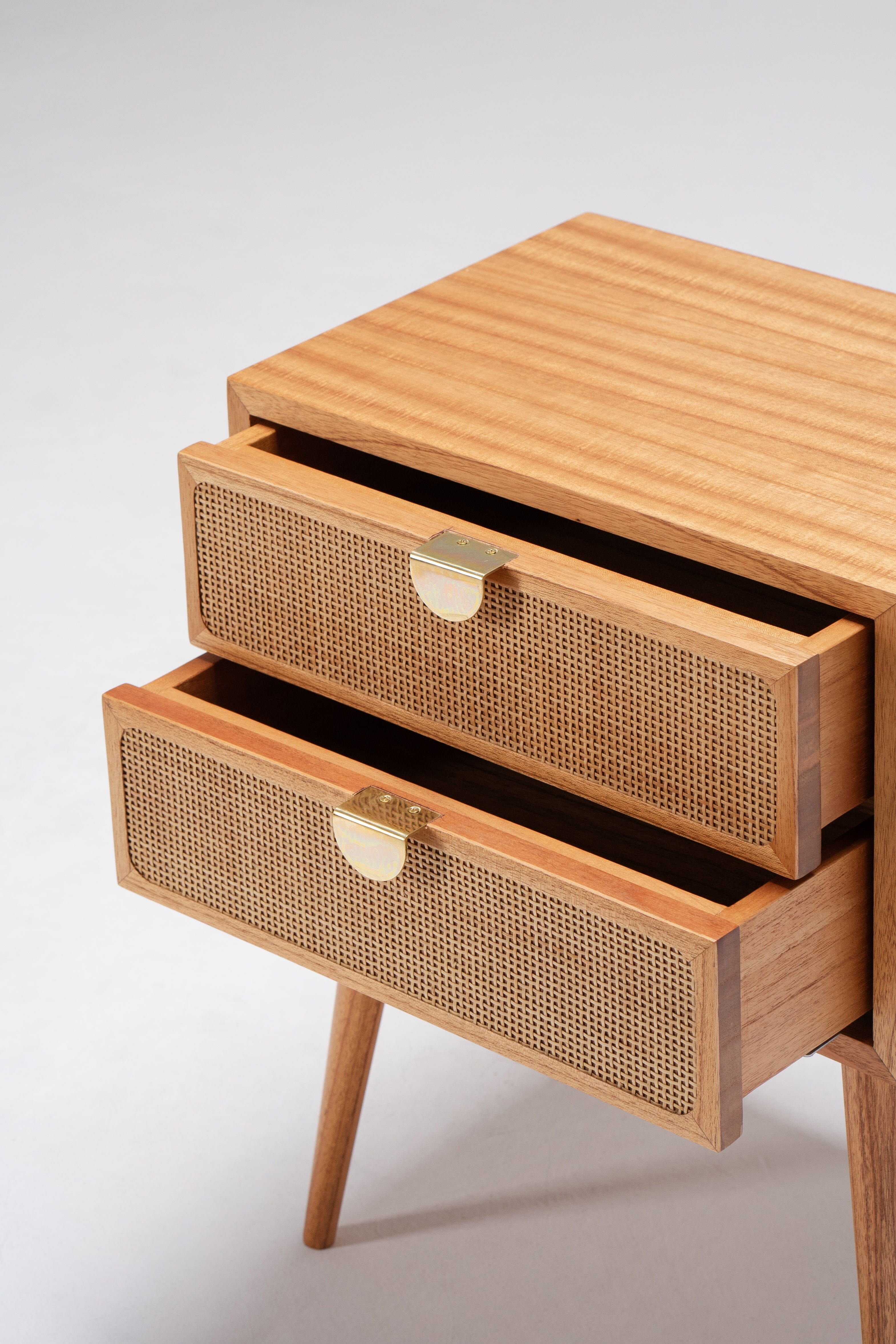 Lagos Bedside - wooden drawers bedside - Larkwood Furniture