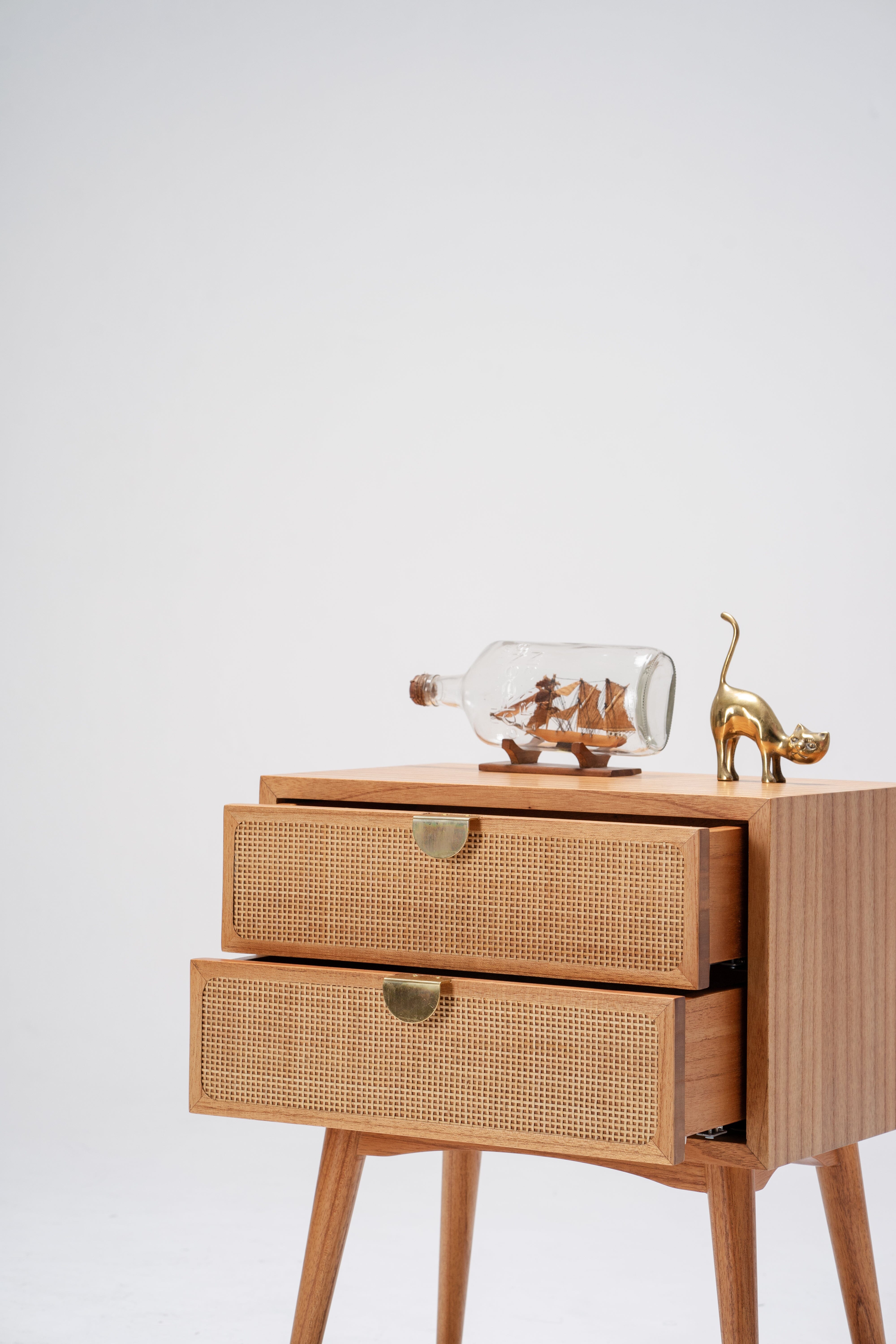 Lagos Bedside - furniture storage near me - Larkwood Furniture