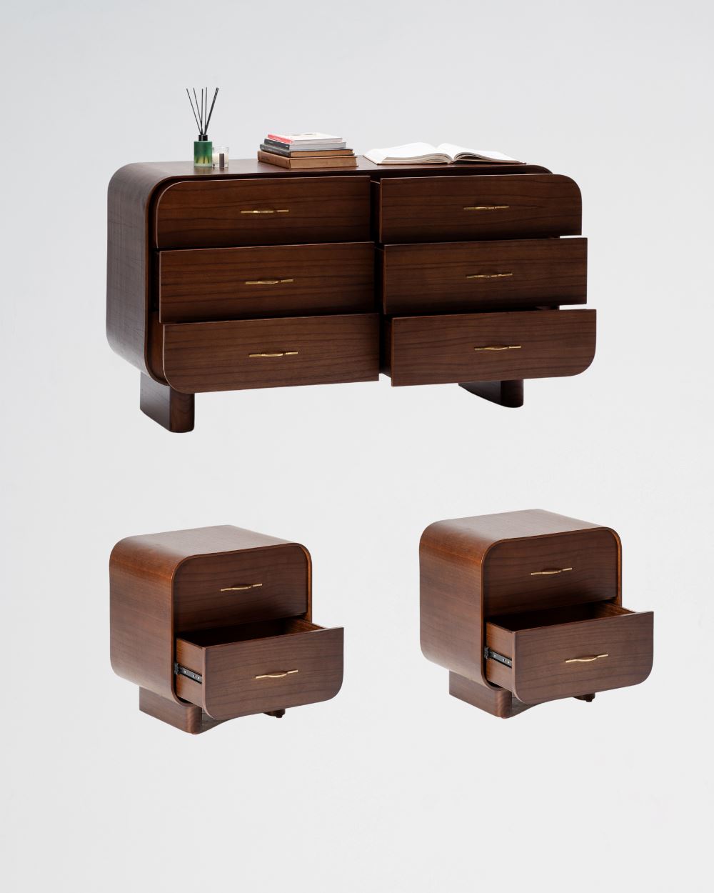 chest of 6 drawers - bedside tables - marguerite - bedroom bundle furniture - larkwood furniture