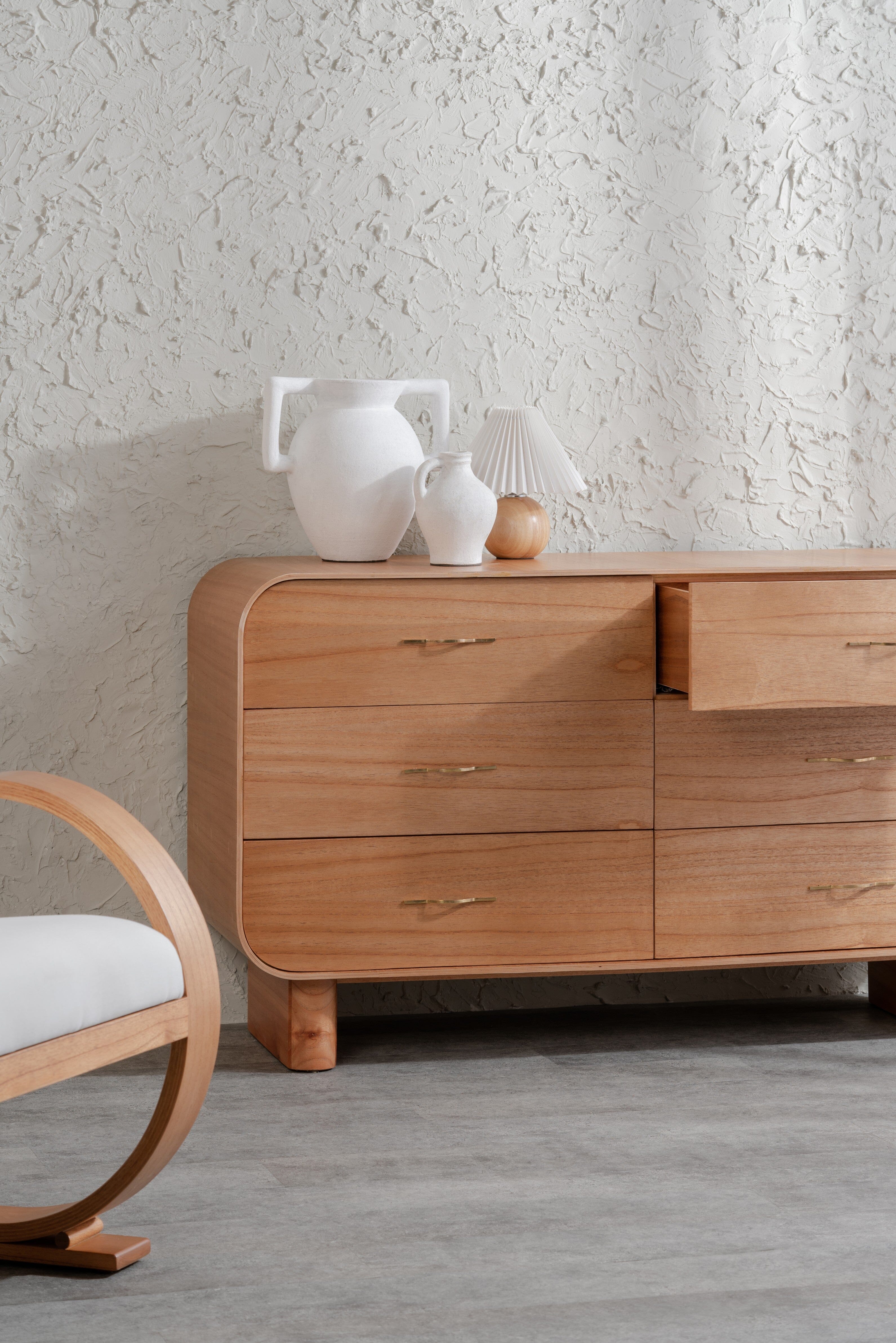 Marguerite Chest of Drawers - Wooden 6 Drawers - Larkwood Furniture