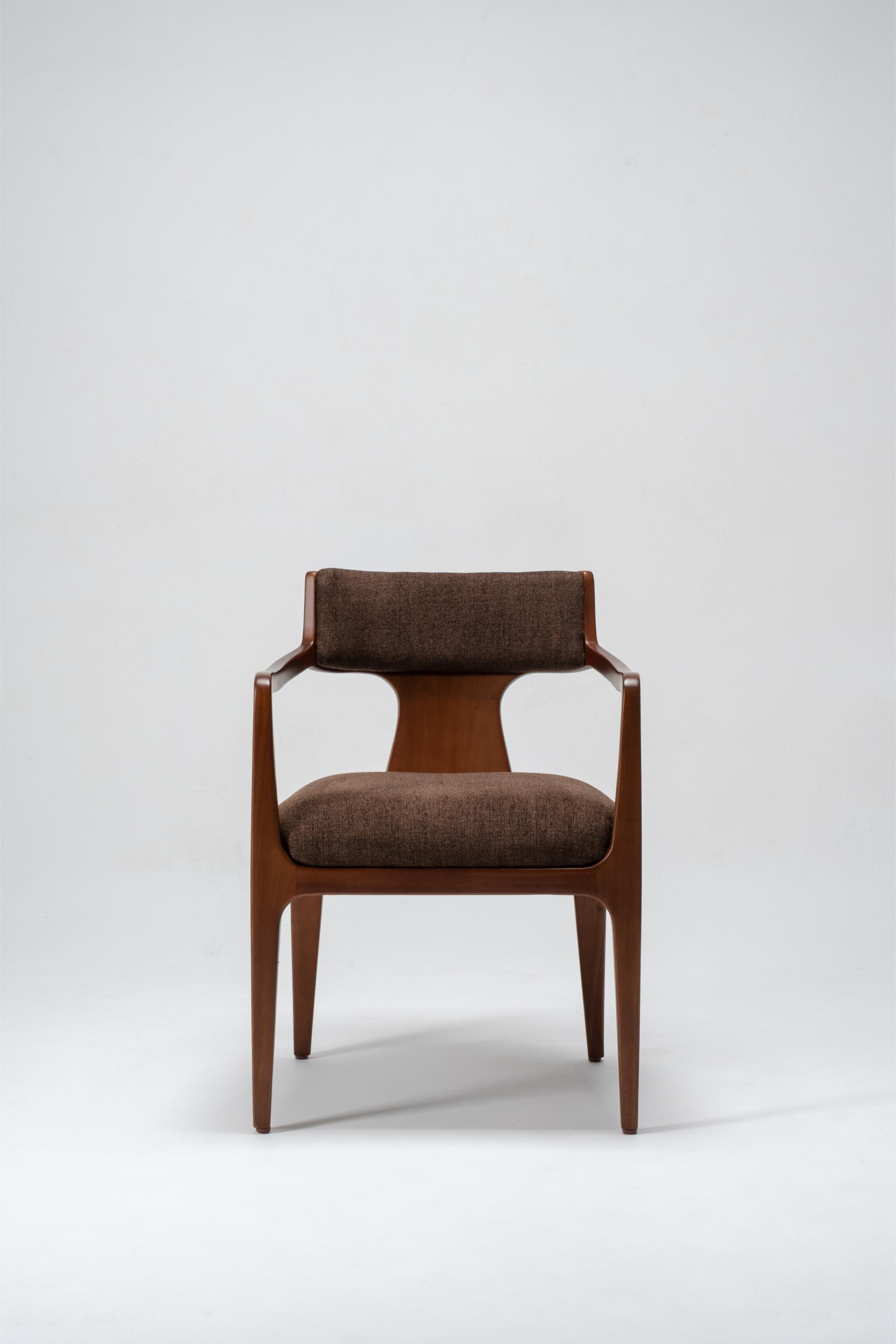 mid-century wooden chairs for dining