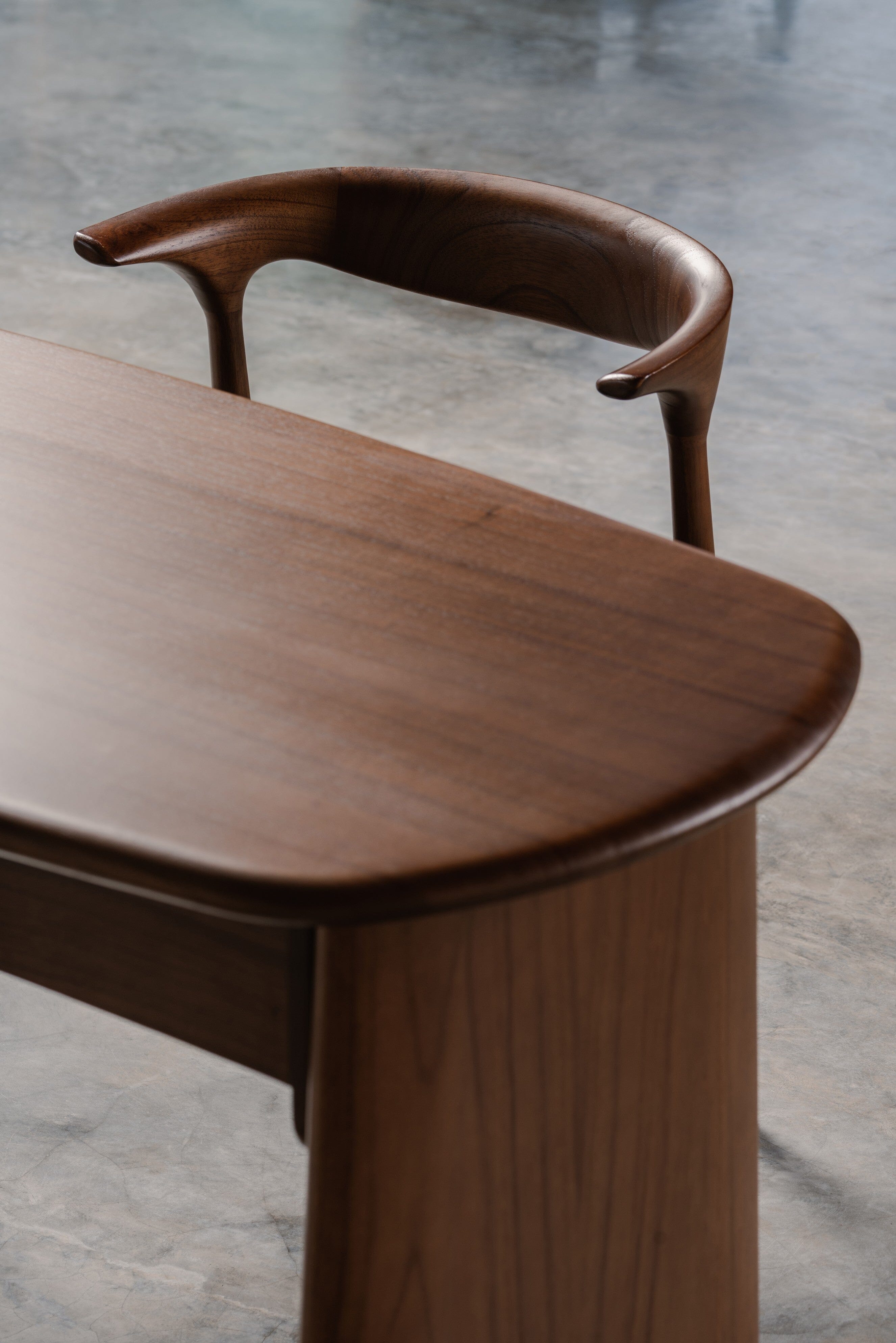 solid mindi wood desk