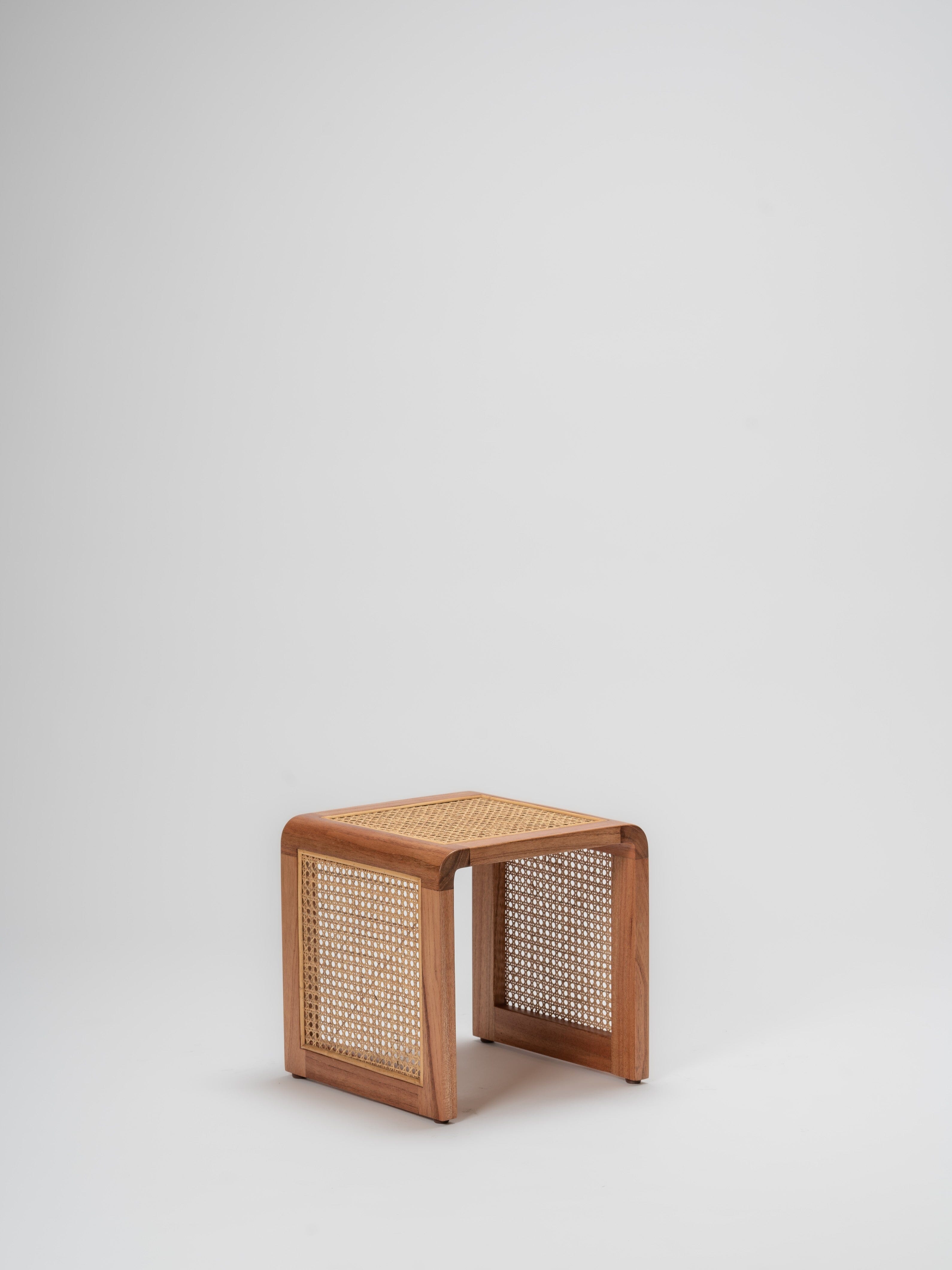 Nimoi Cube solid table - wood tables - Larkwood Furniture
