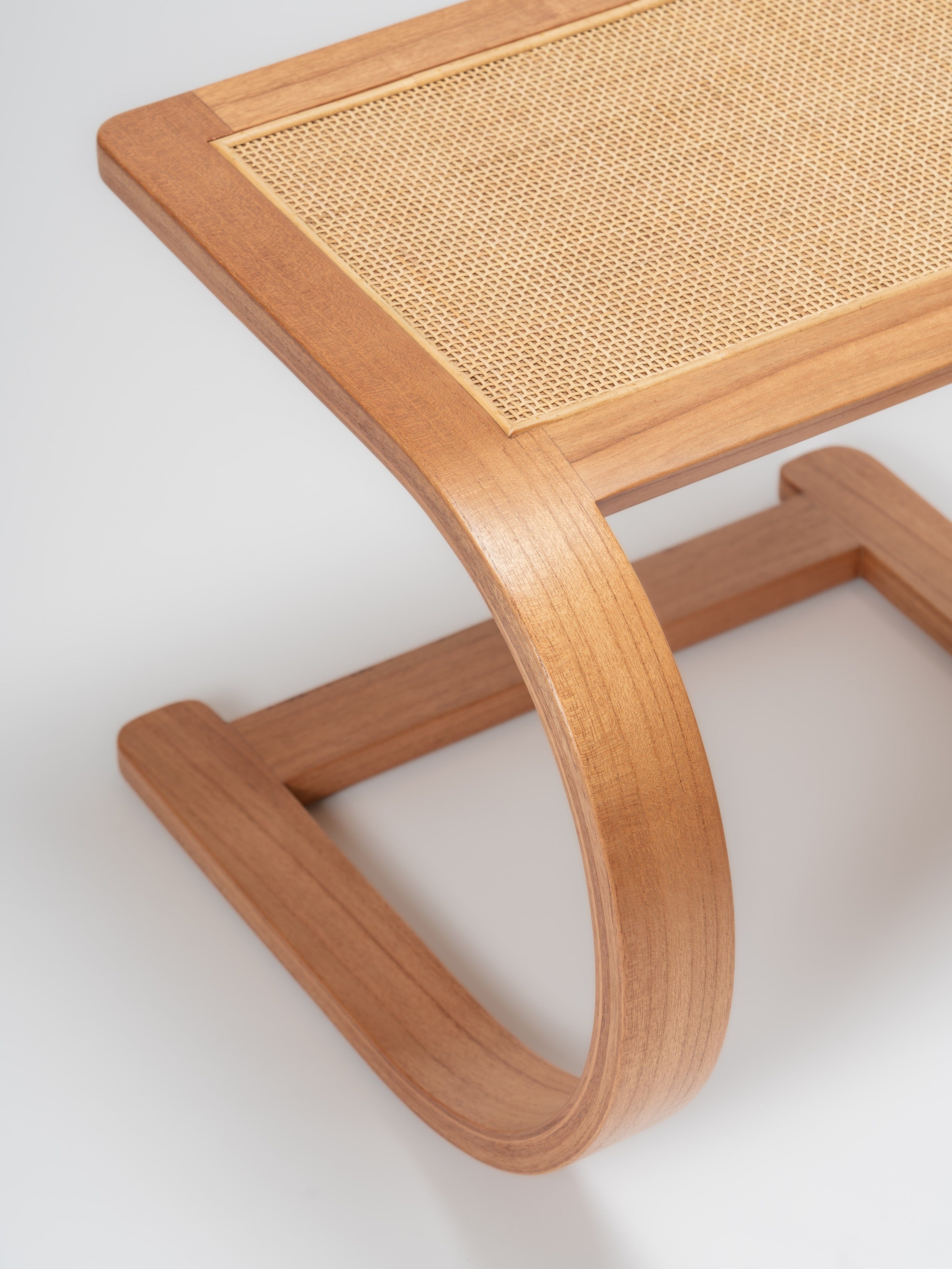 Parisian Side Table - rattan woven tables - Larkwood Furniture