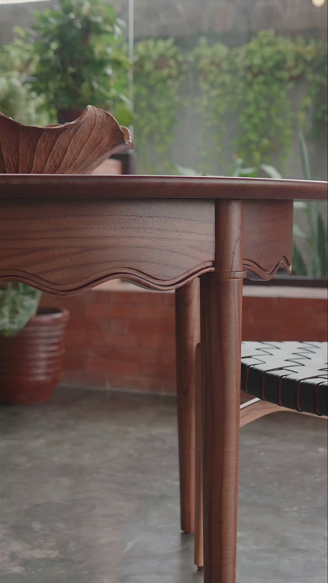 St. Claire Chair Leather Woven