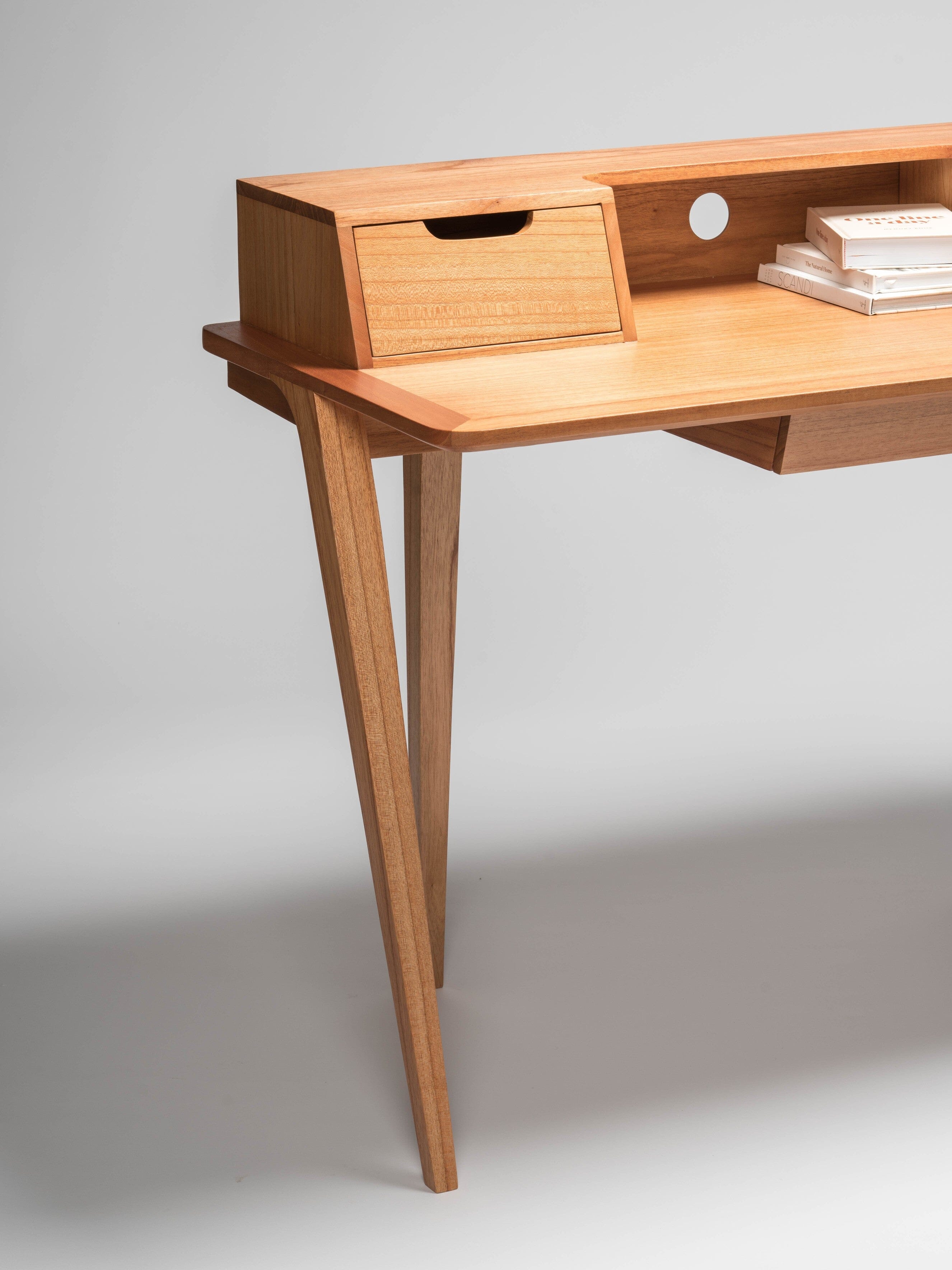 Royce Wooden Desk - wooden study desk - Larkwood Furniture