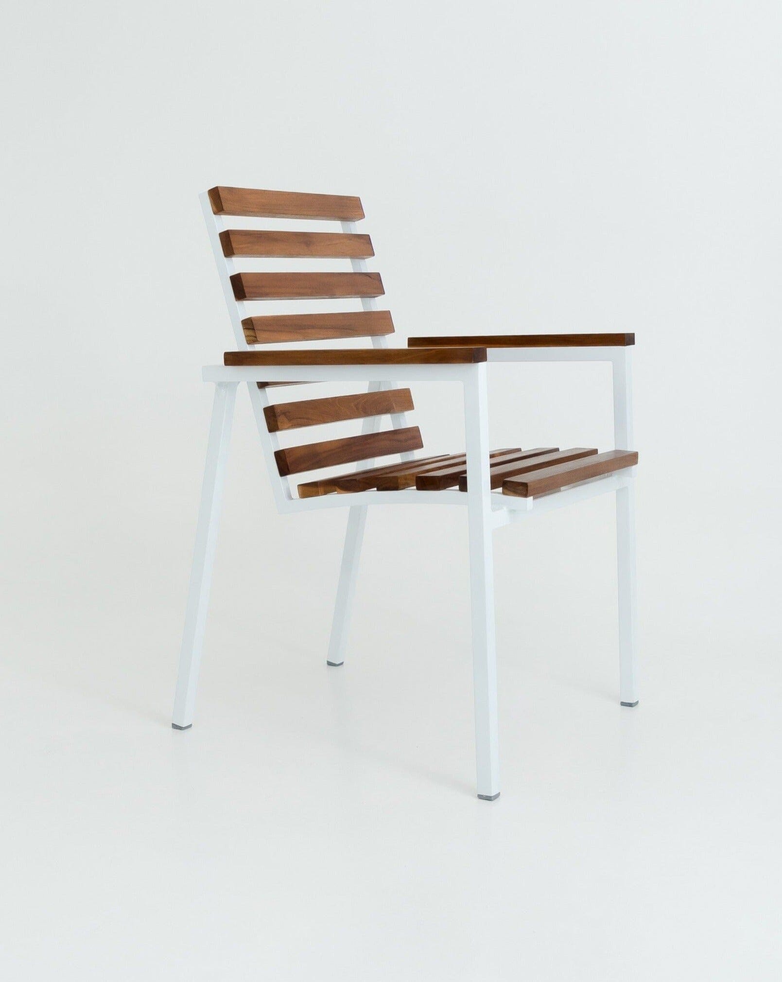 Sahani Outdoor Deck Chair - Outdoor wooden and metal chair - Larkwood Furniture