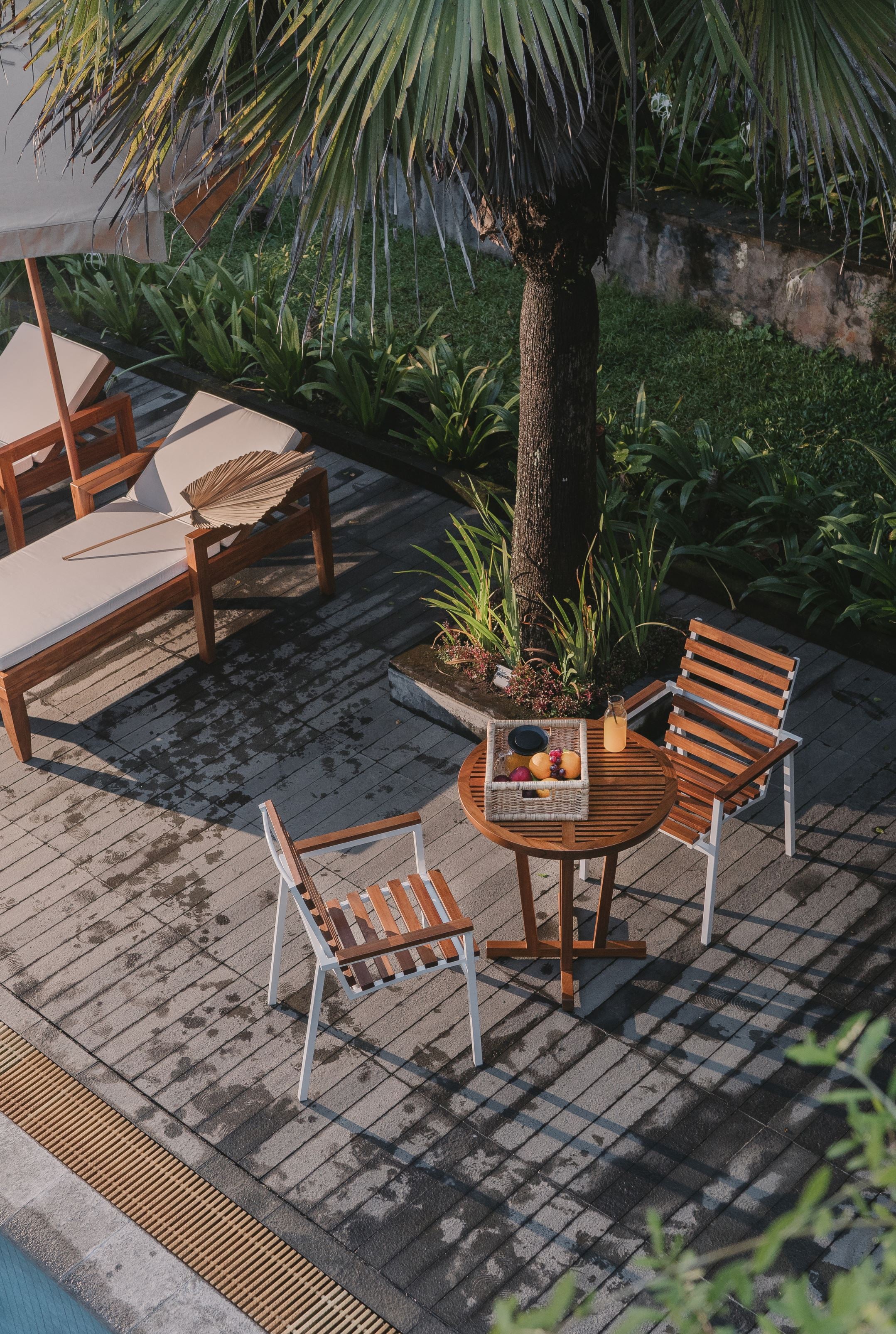 Sahani Outdoor Deck Chair - deck chairs - Larkwood Furniture