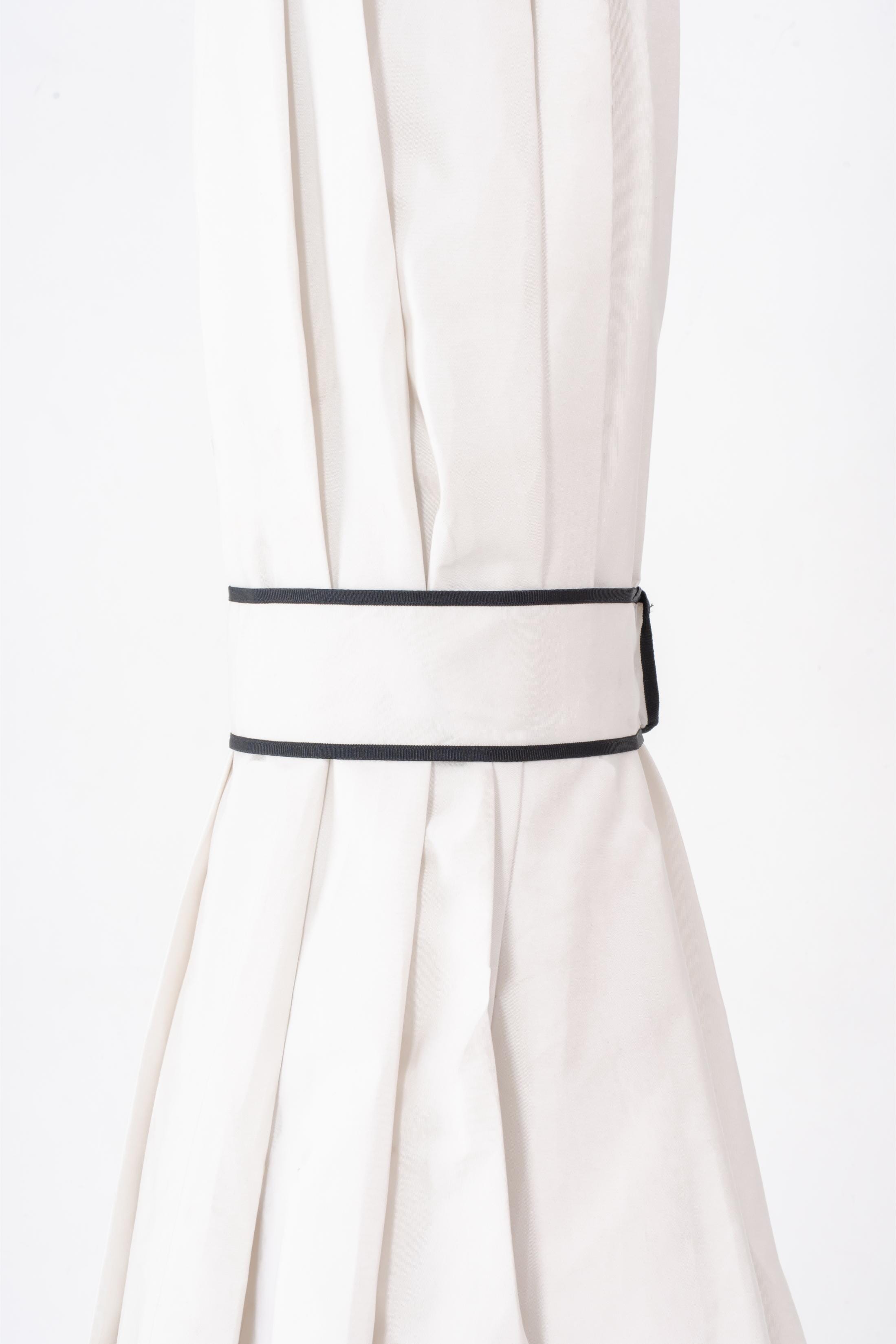 white outdoor garden umbrella