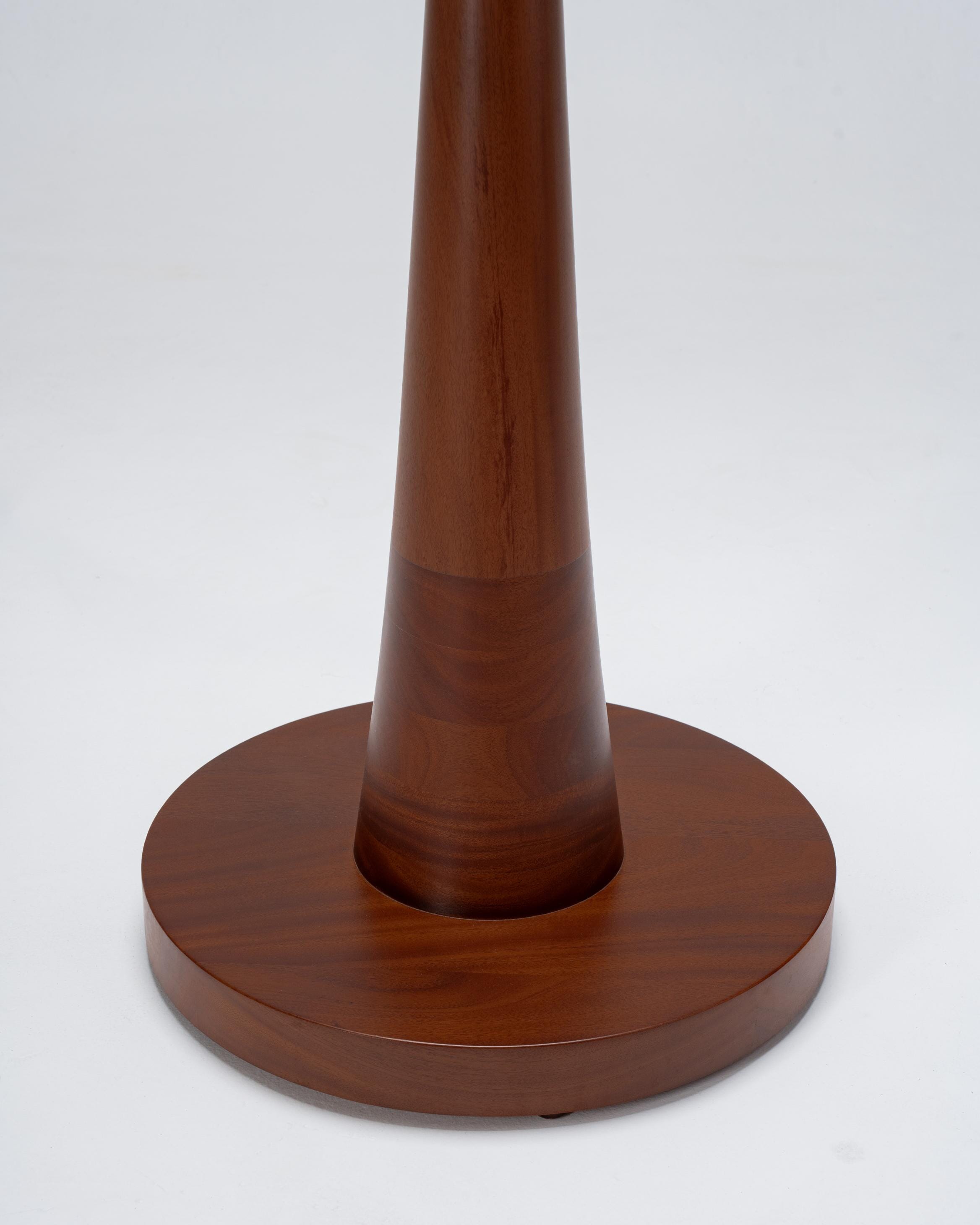 large wooden floor light