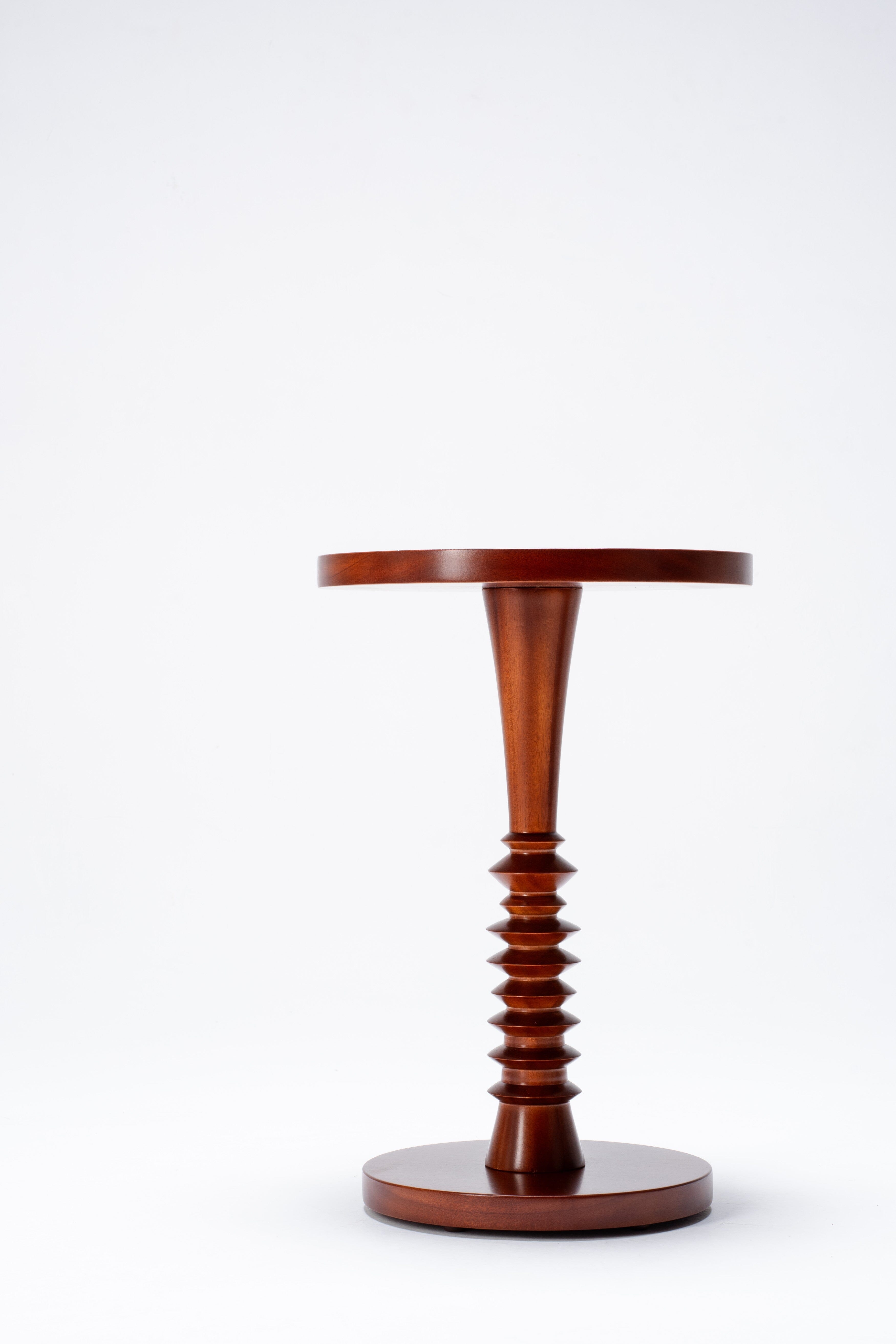 Tall Round Side Table - Larkwood Furniture