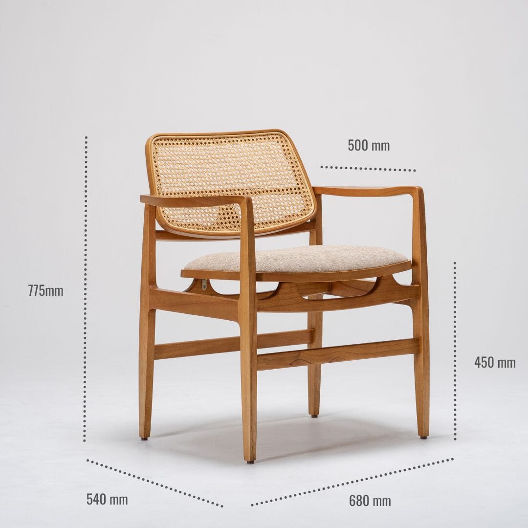 Sergio Accent Chair - wooden chairs - Larkwood Furniture