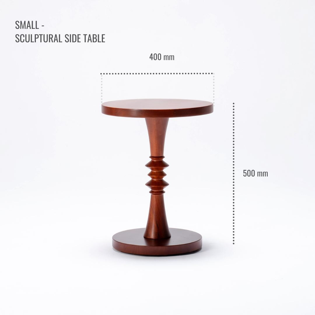 Scandinavian Side Table - Sculptural Side Table - Larkwood Furniture