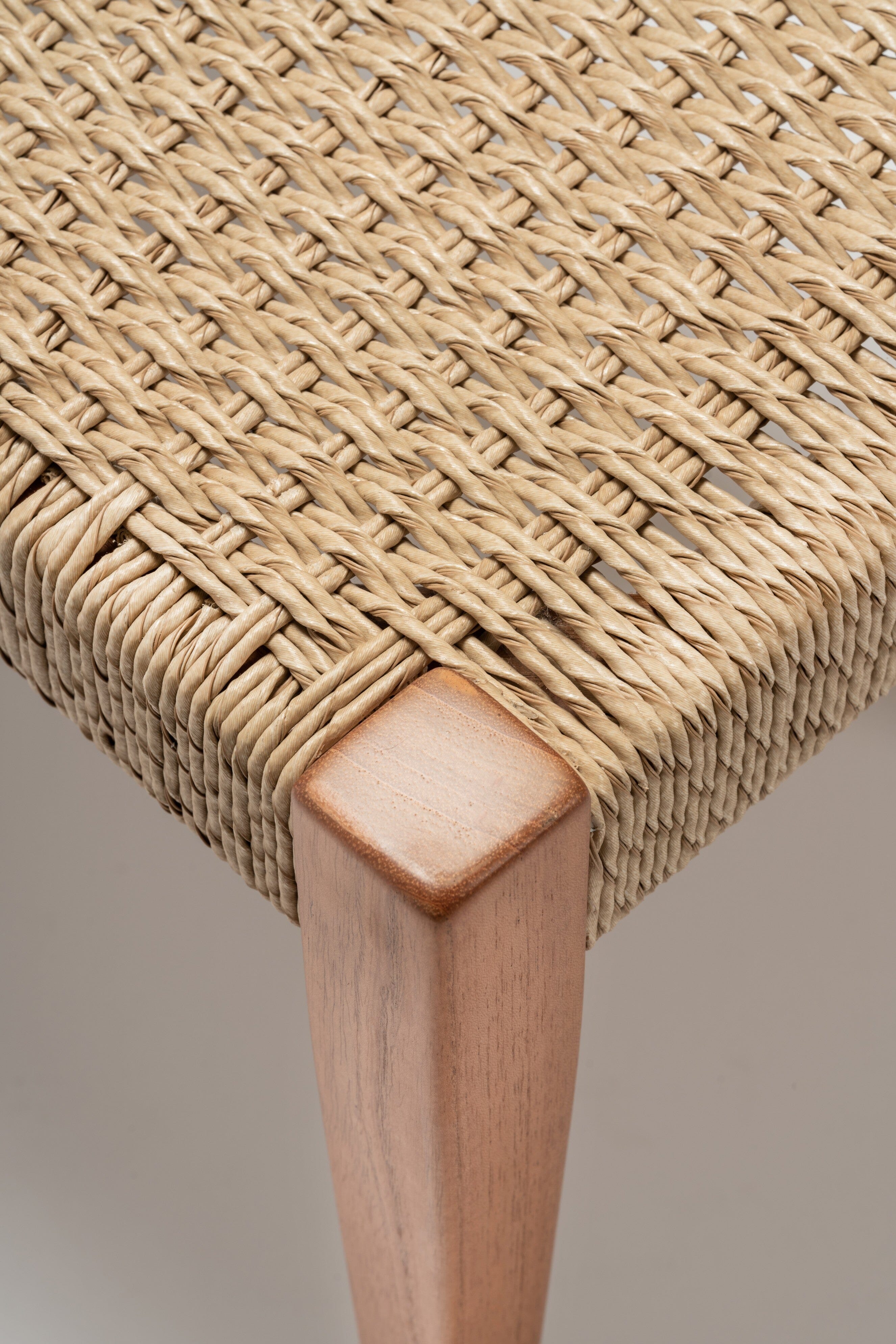 St. Claire Bench - woven bench - Larkwood Furniture