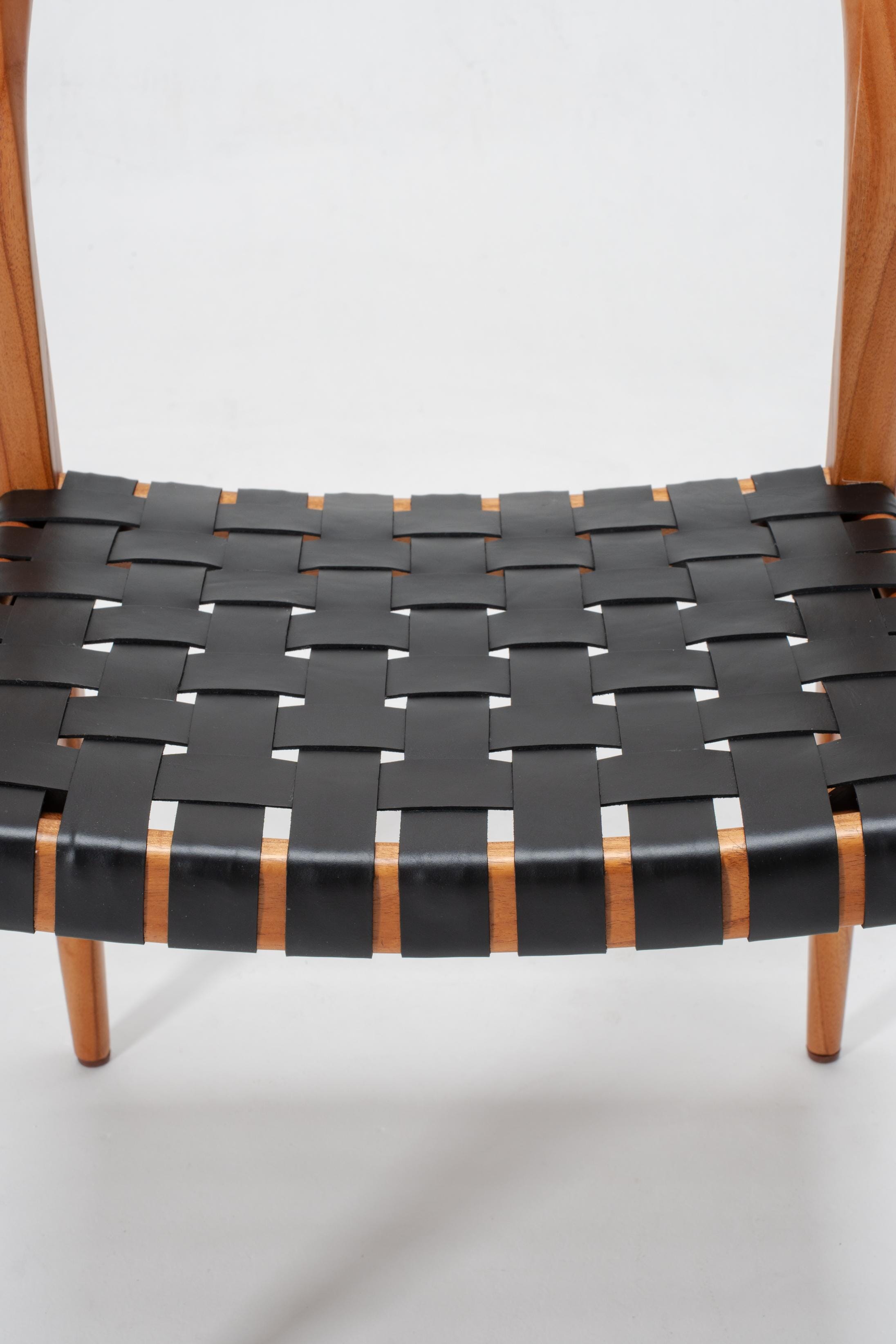 St. Claire Chair Leather Woven