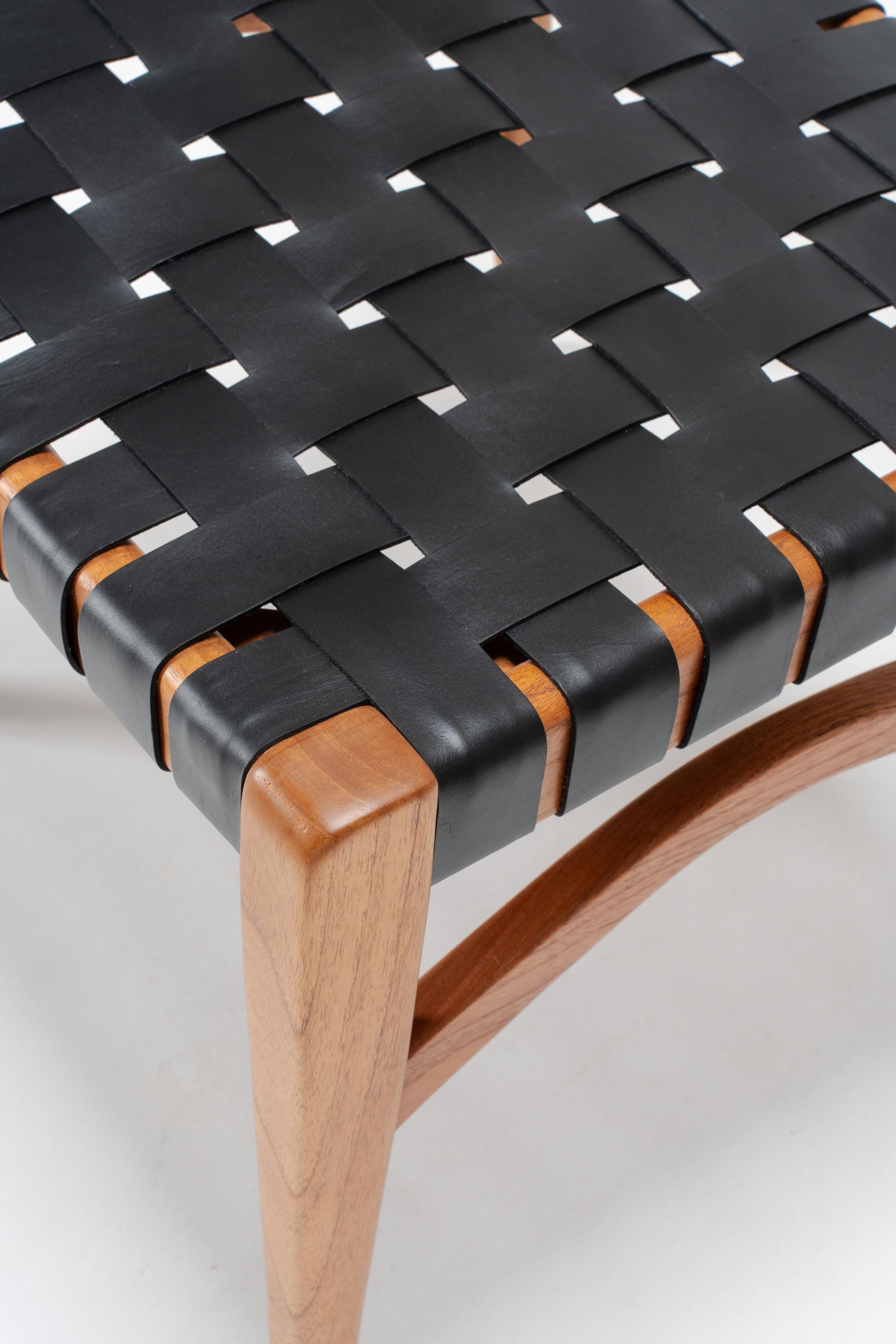 St. Claire Chair Leather Woven