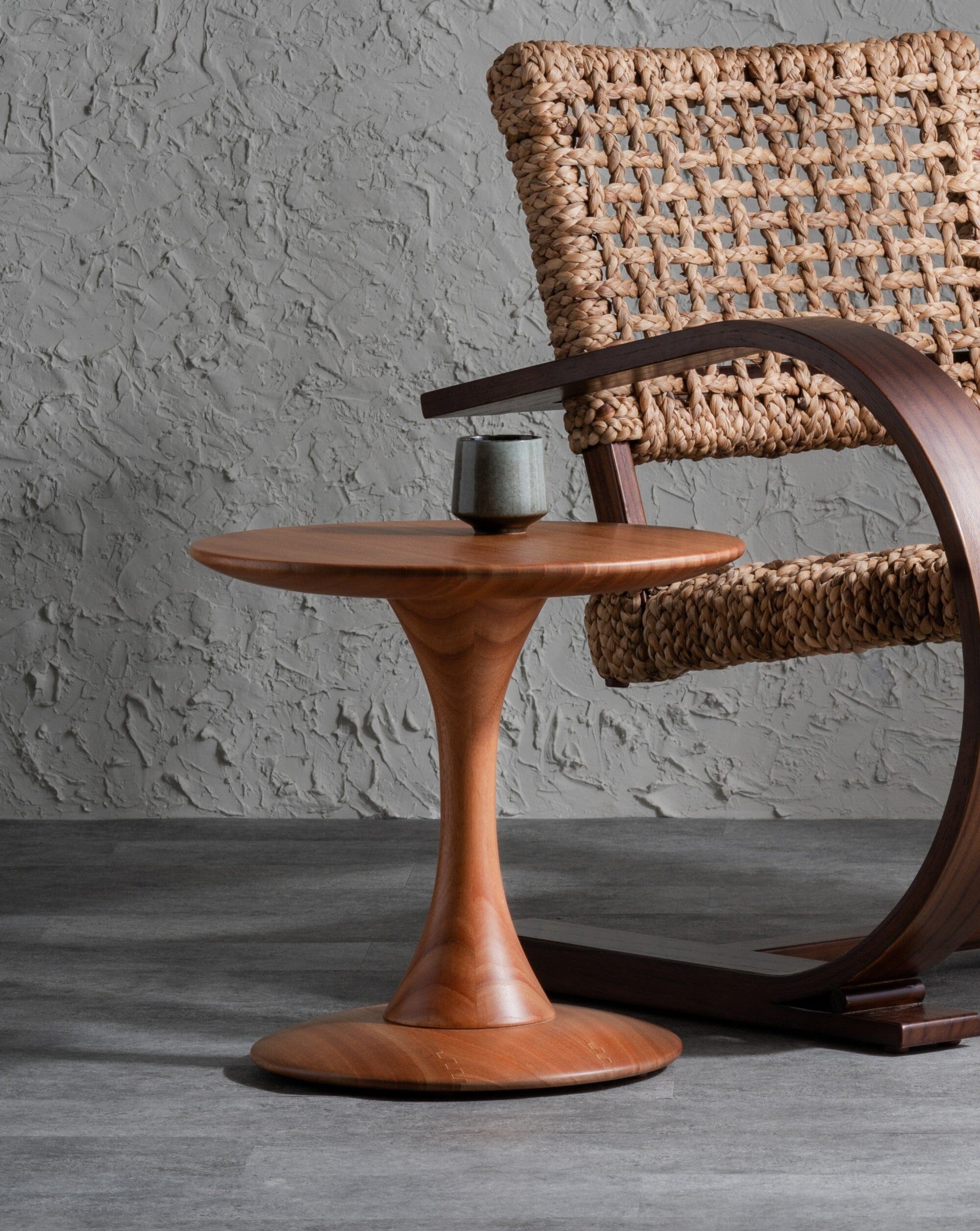 Tennessee Side Table - wooden curve tables - Larkwood Furniture
