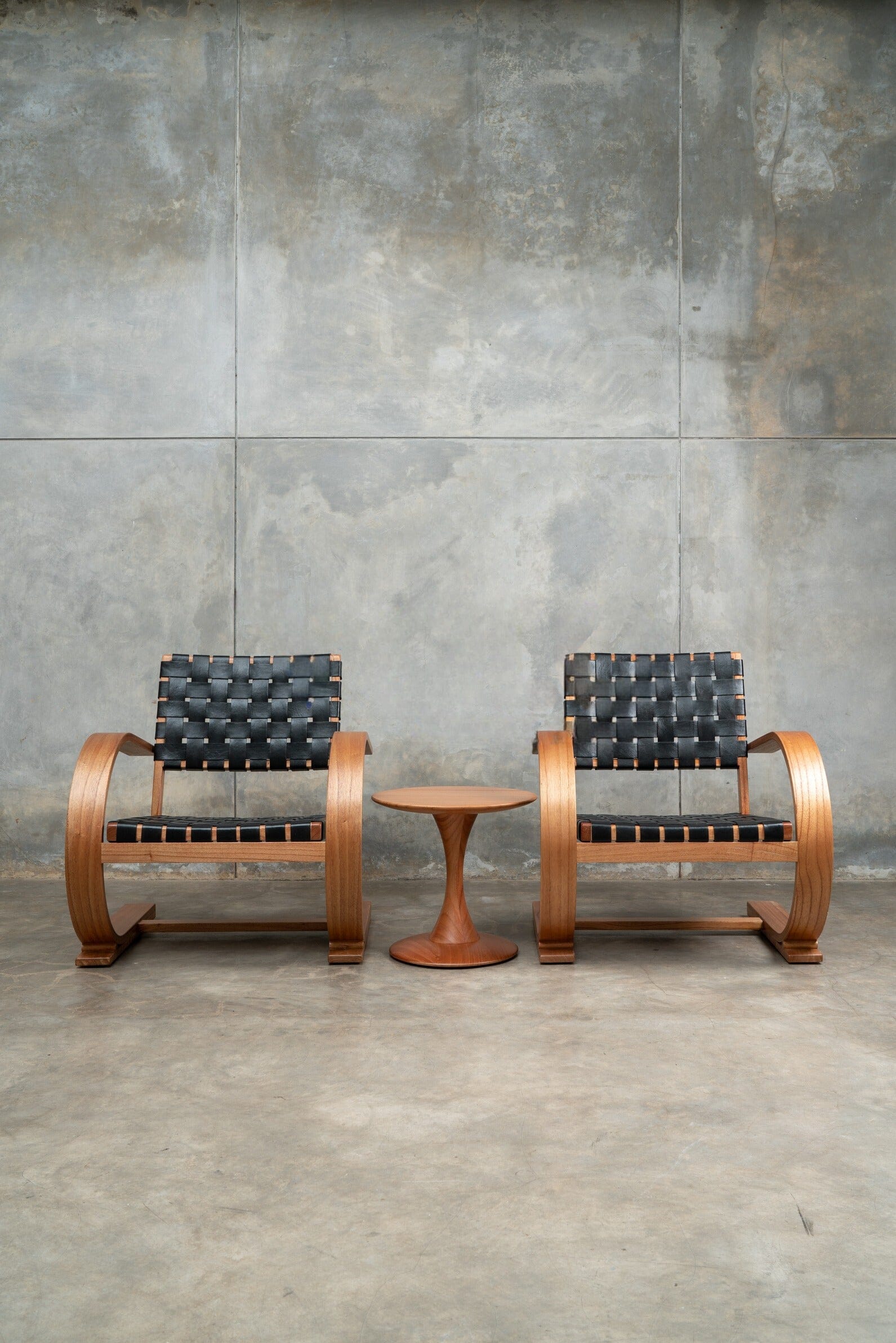 Tennessee Side Table - curve side tables - Larkwood Furniture