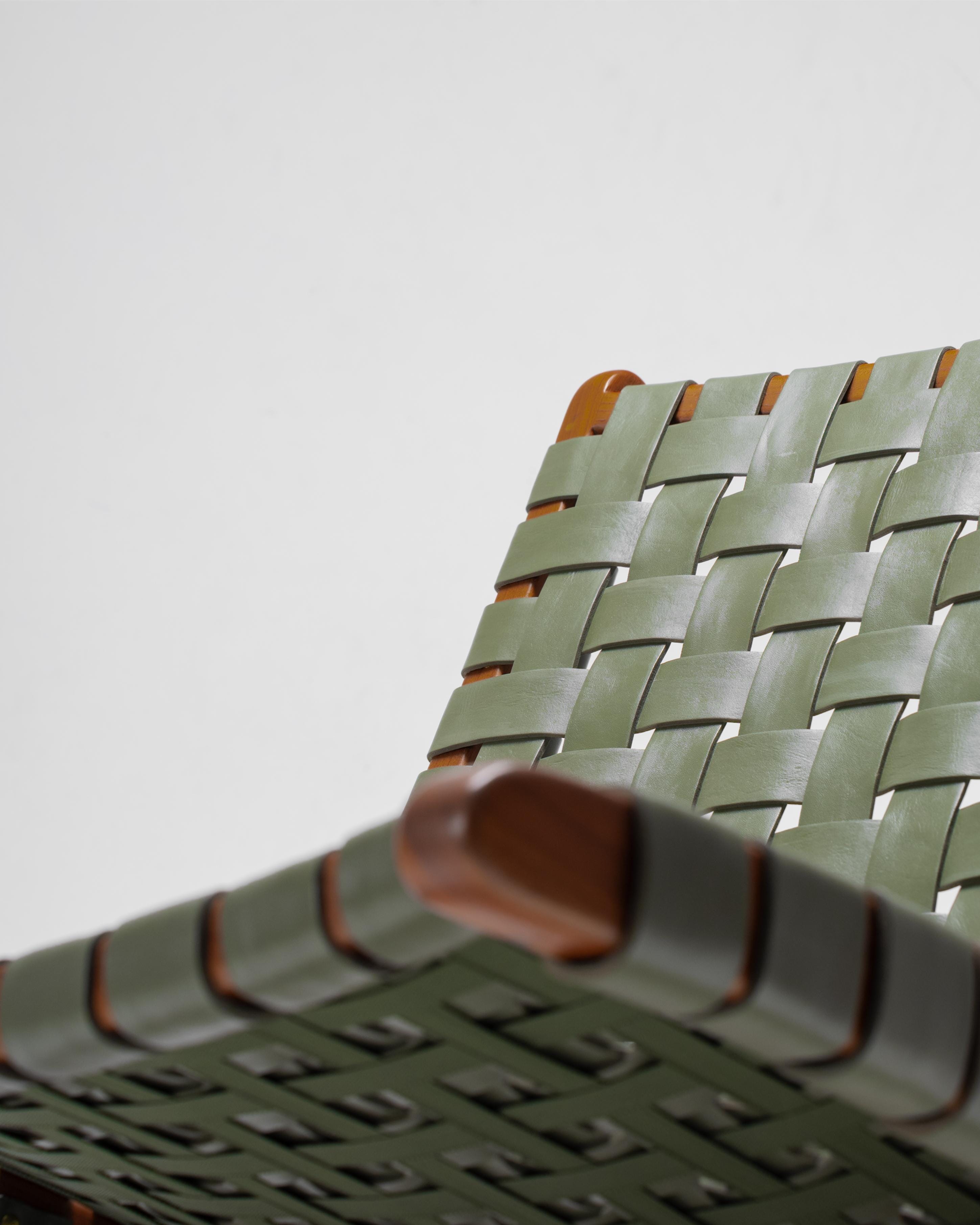 Urban Cocktail Chair | Leather Woven