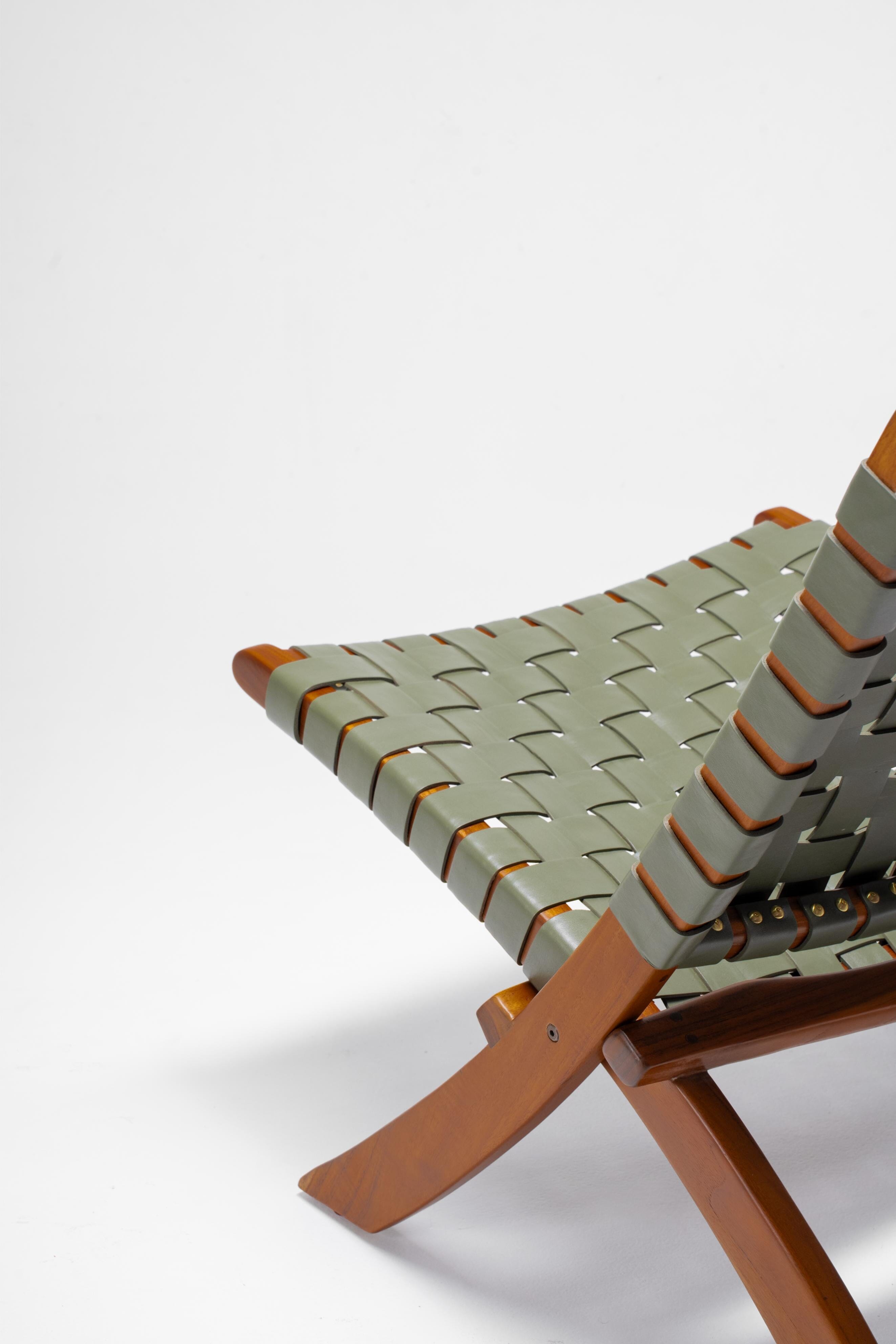 Urban Cocktail Chair | Leather Woven