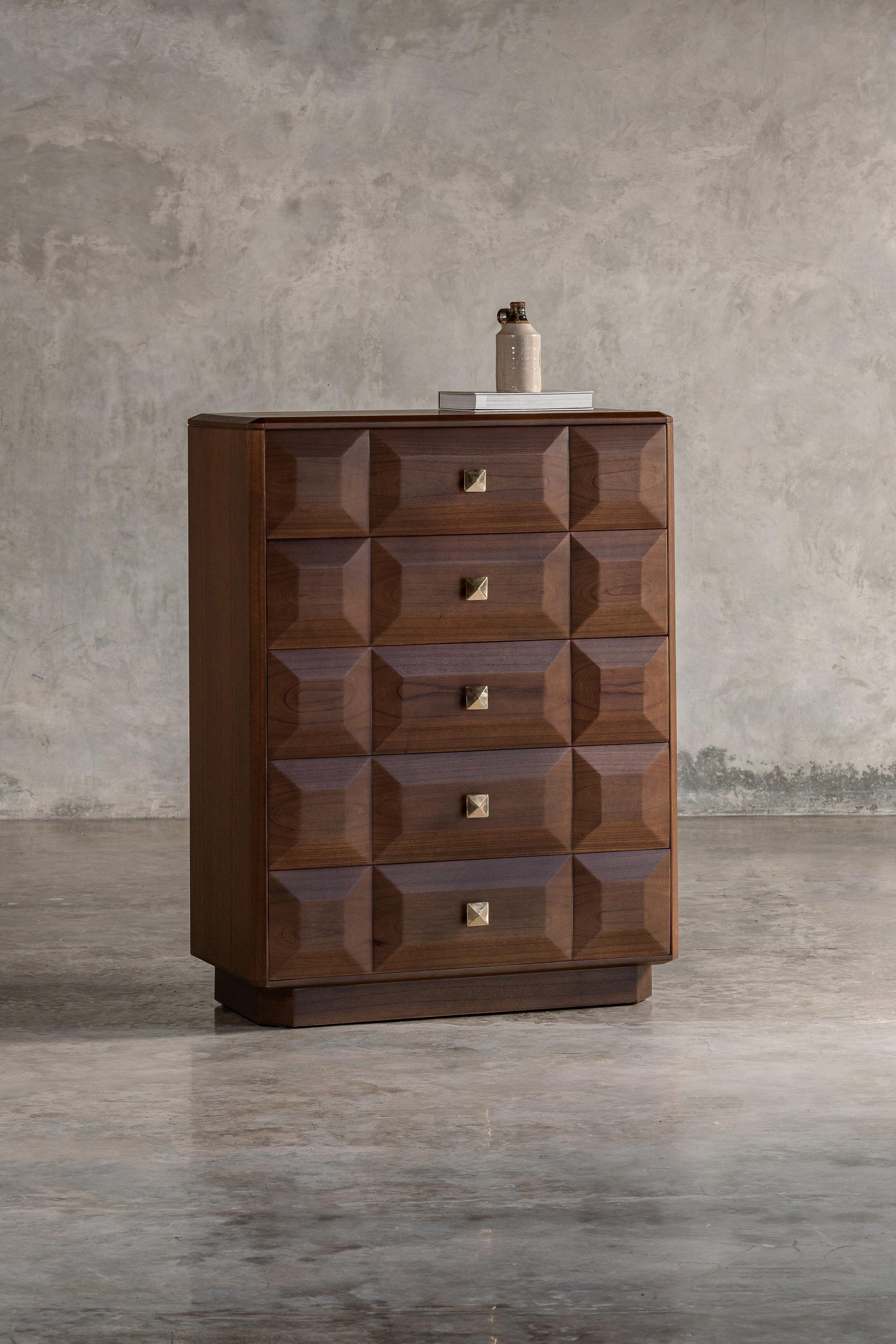 Verona Tall Chest of 5 Drawers