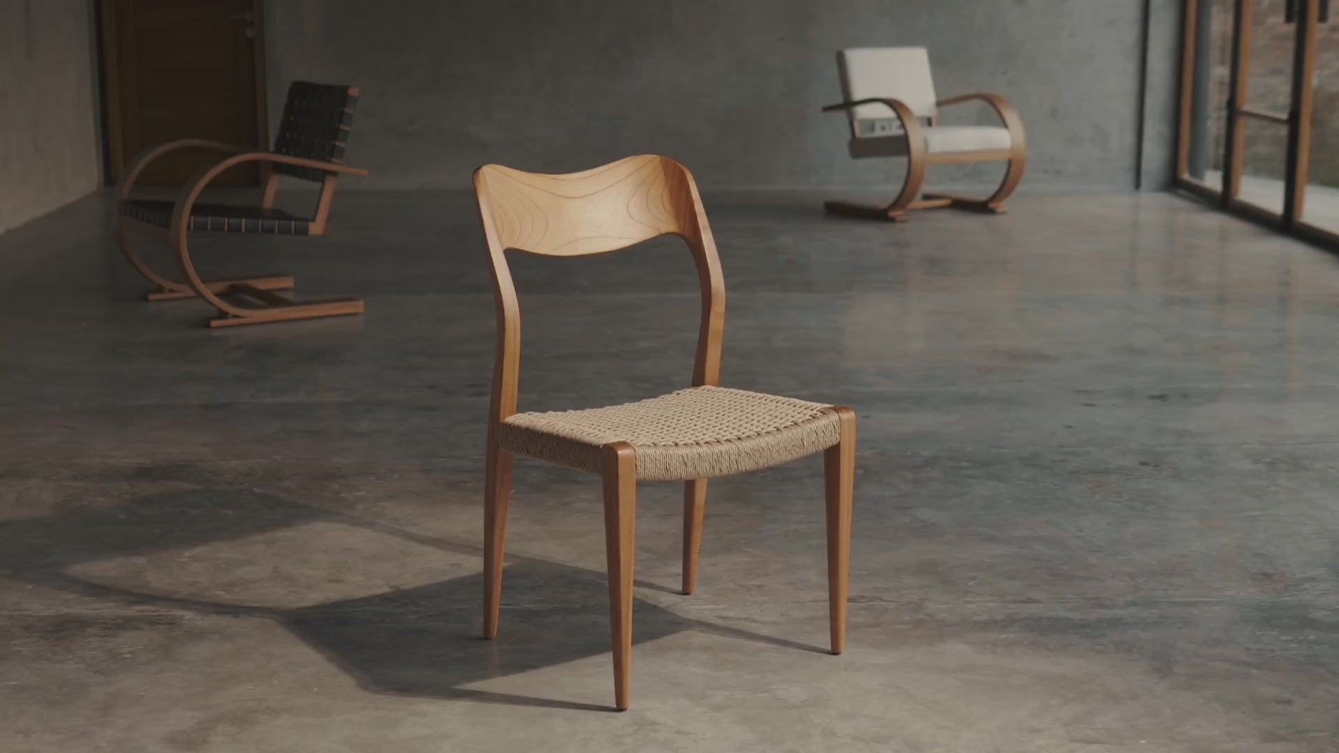 St Claire Chair - natural woven rattan chairs - Larkwood Furniture