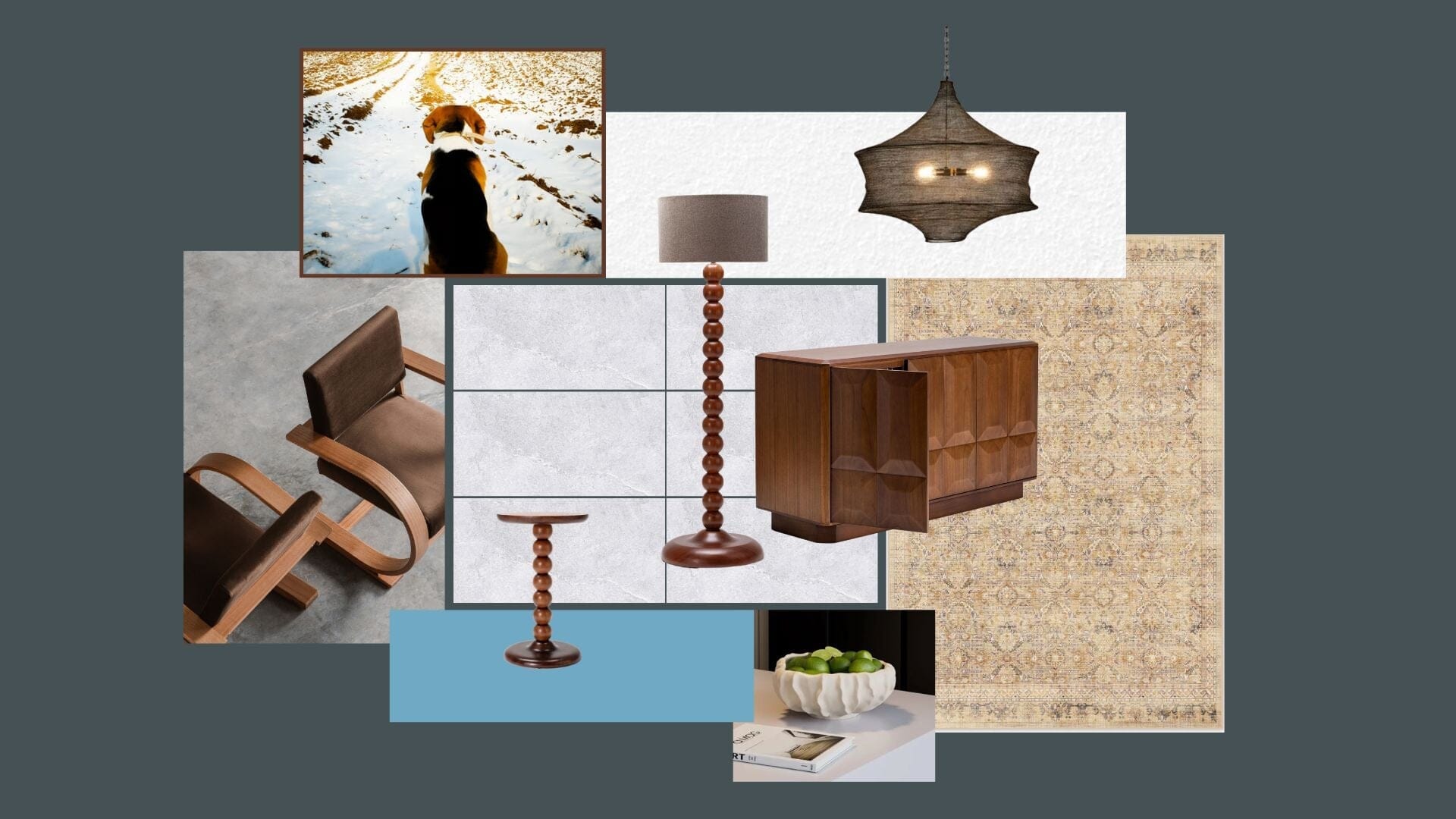 A Collage of Cool & Warm Tones