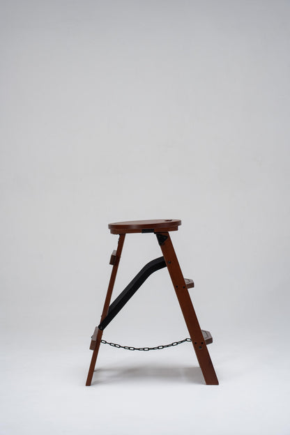 Bravo Stool | Step Ladder | Mahogany & Teak - Classic Collection