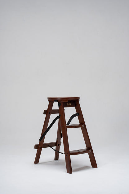 Bravo Stool | Step Ladder | Mahogany & Teak - Classic Collection