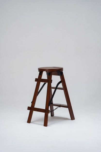 Bravo Stool | Step Ladder | Mahogany & Teak - Classic Collection