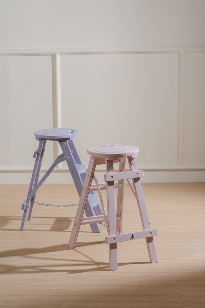 Bravo Step Ladder - Teak Chair - Larkwood Furniture