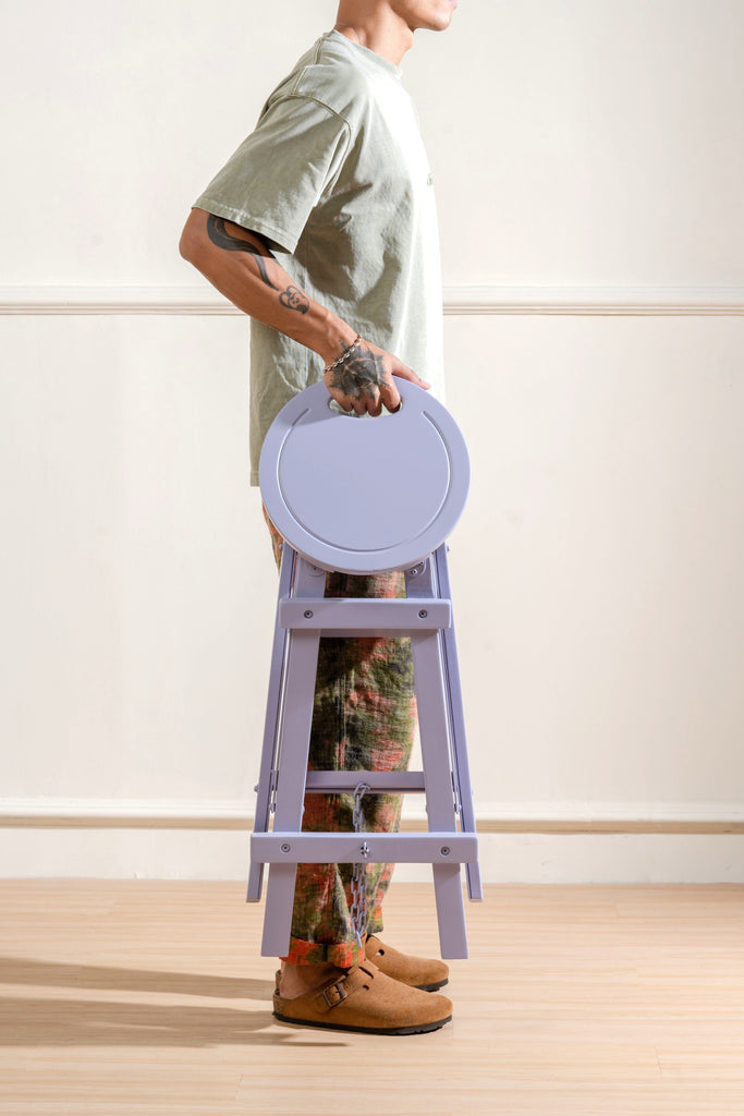 Bravo Step Ladder - Wooden Stool Foldable - Larkwood Furniture