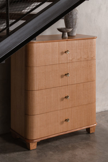 Carmellia Tall Chest of 4 Drawers